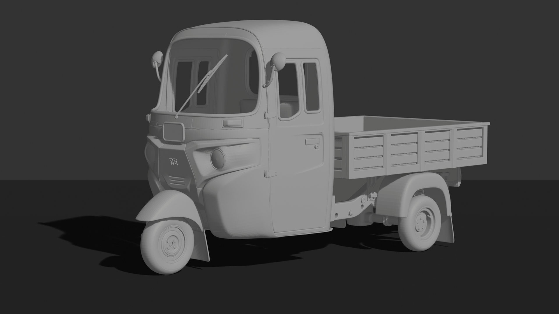 Bajaj RE Pickup STL 3D Print Model