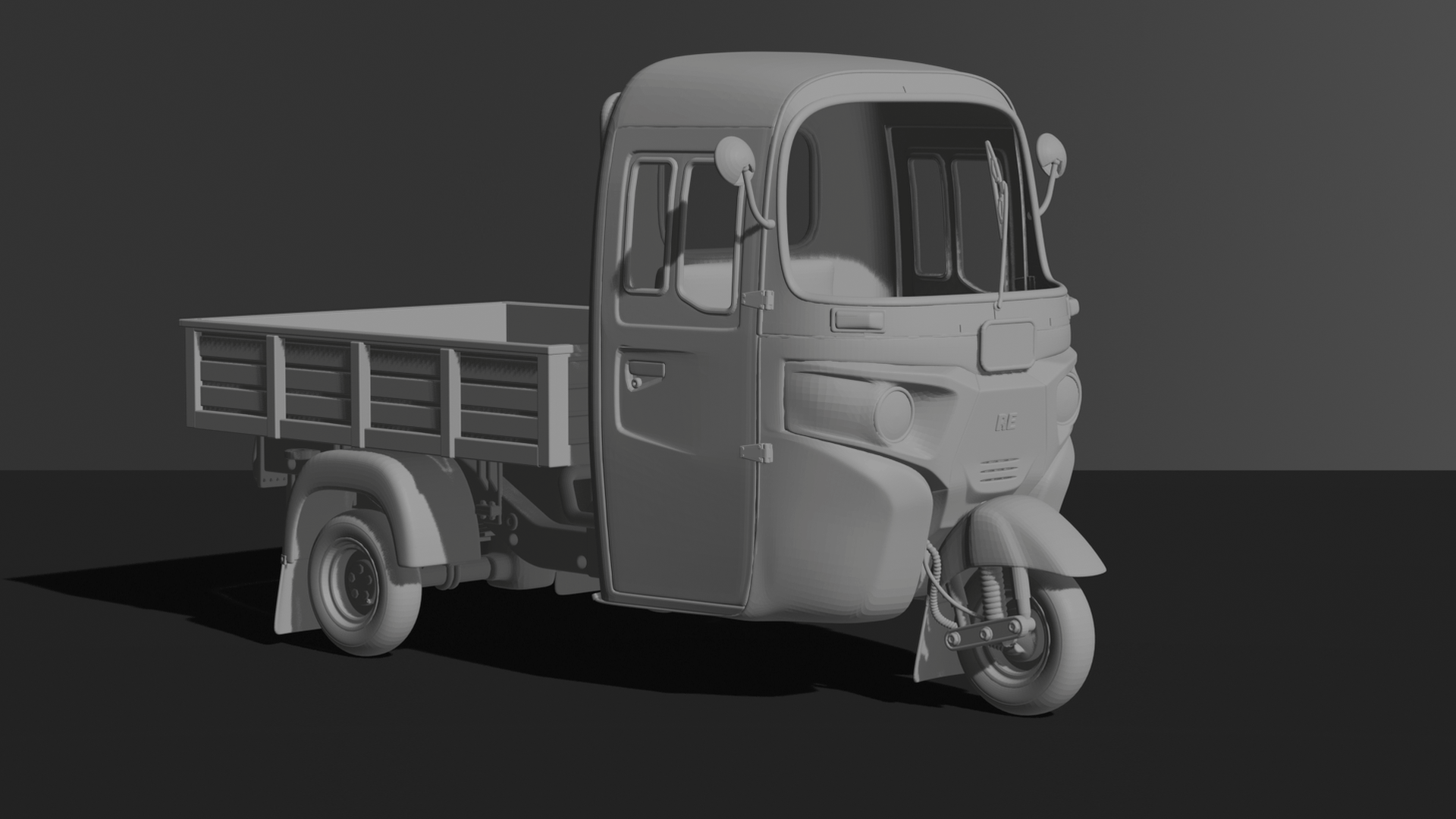 Bajaj RE Pickup STL 3D Print Model