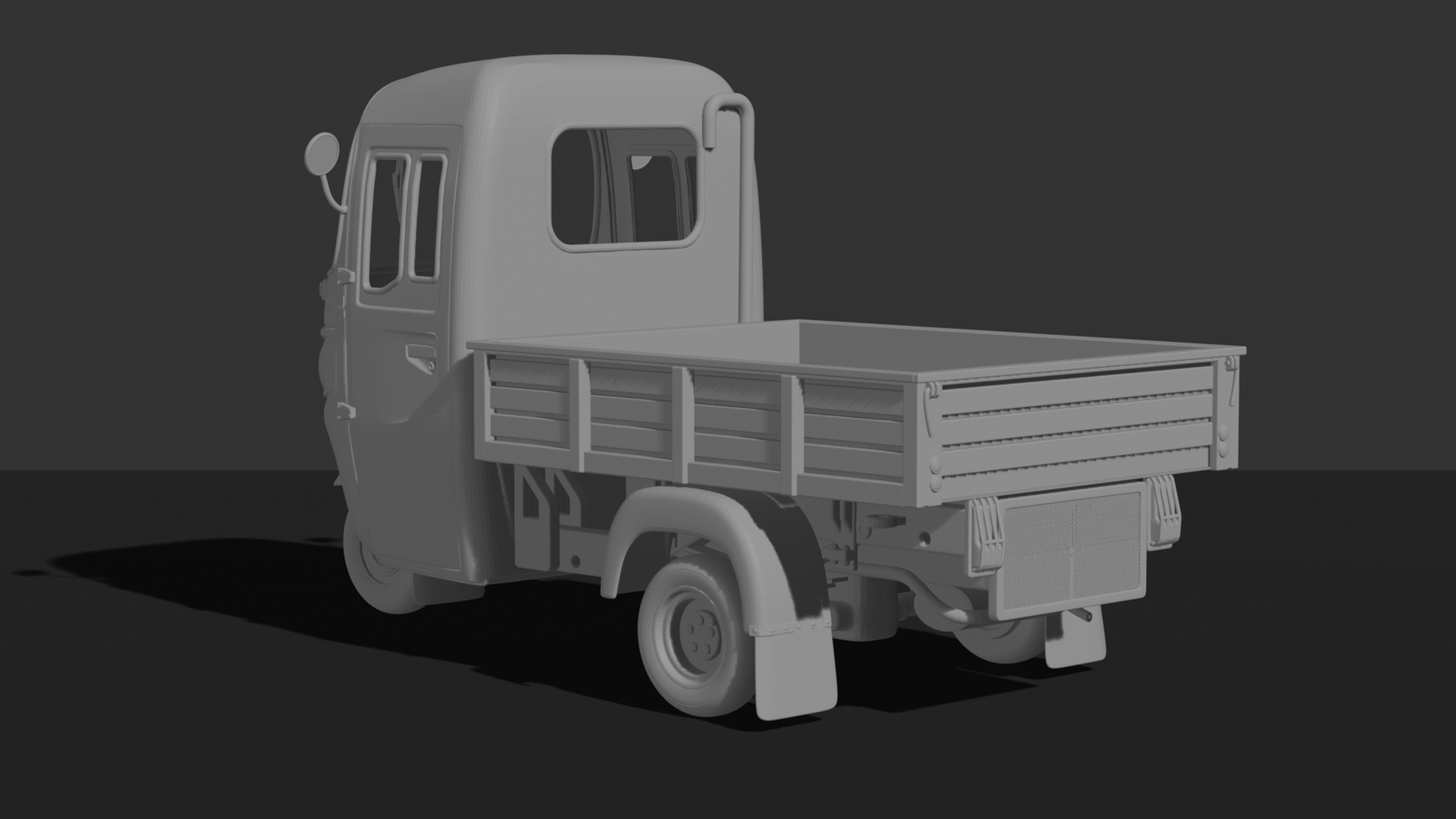 Bajaj RE Pickup STL 3D Print Model