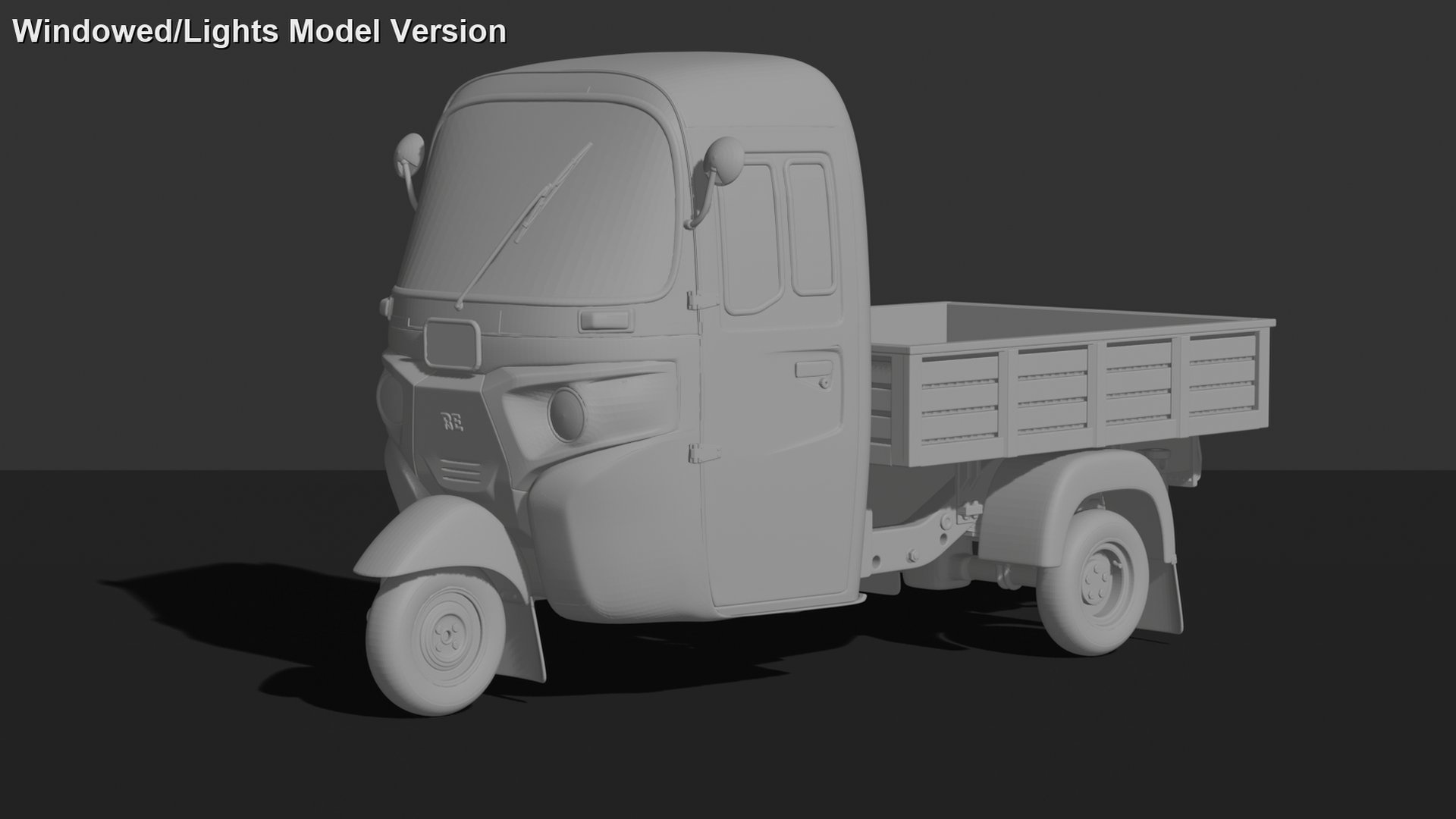 Bajaj RE Pickup STL 3D Print Model