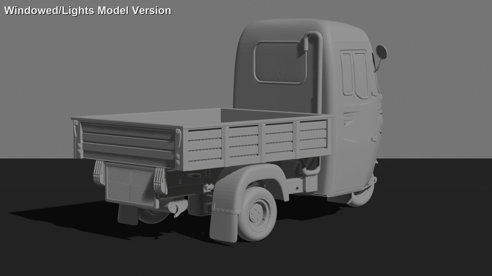 Bajaj RE Pickup STL 3D Print Model