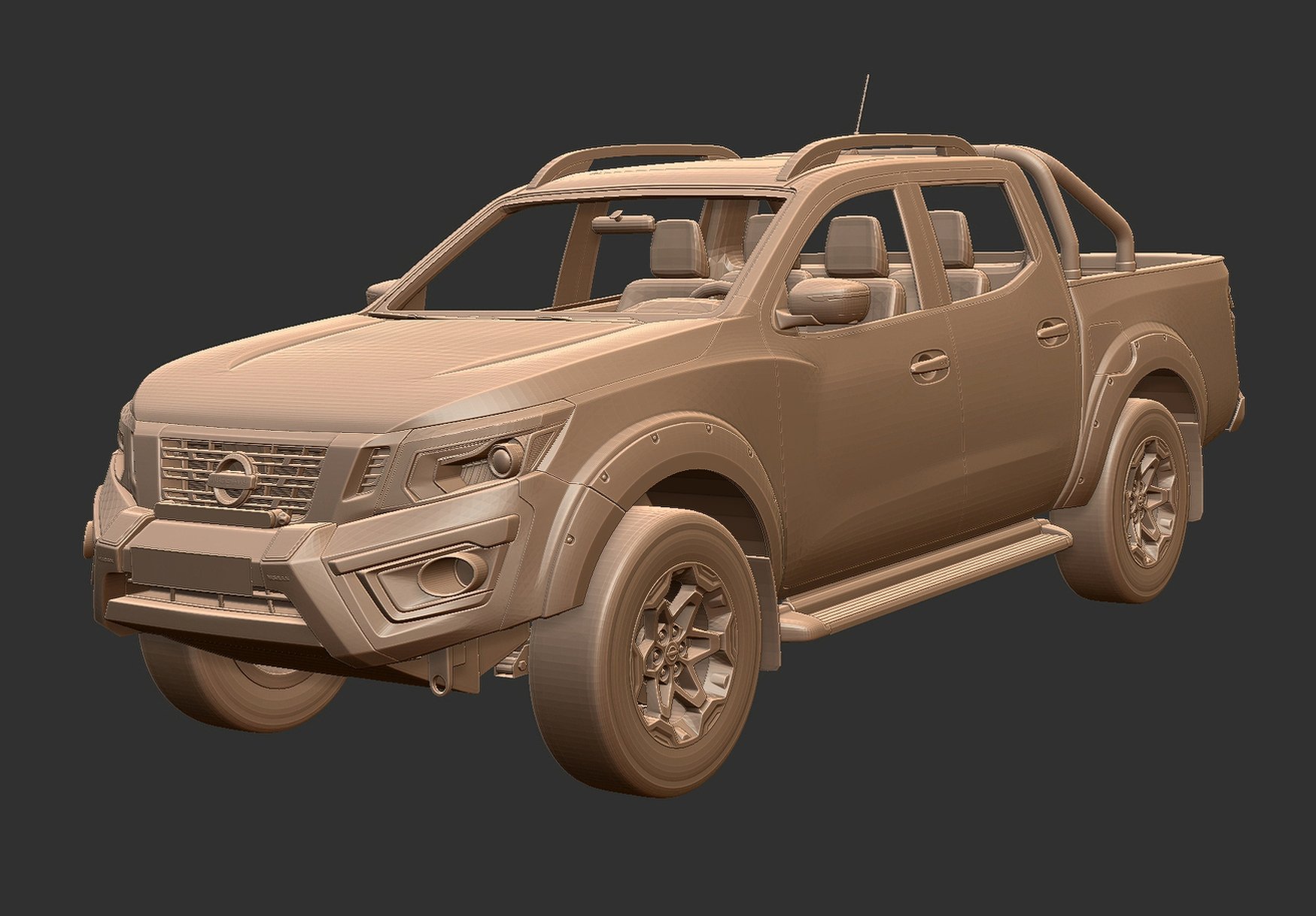 Nissan Navara N-Trek Warrior 2020 STL 3D Print Model