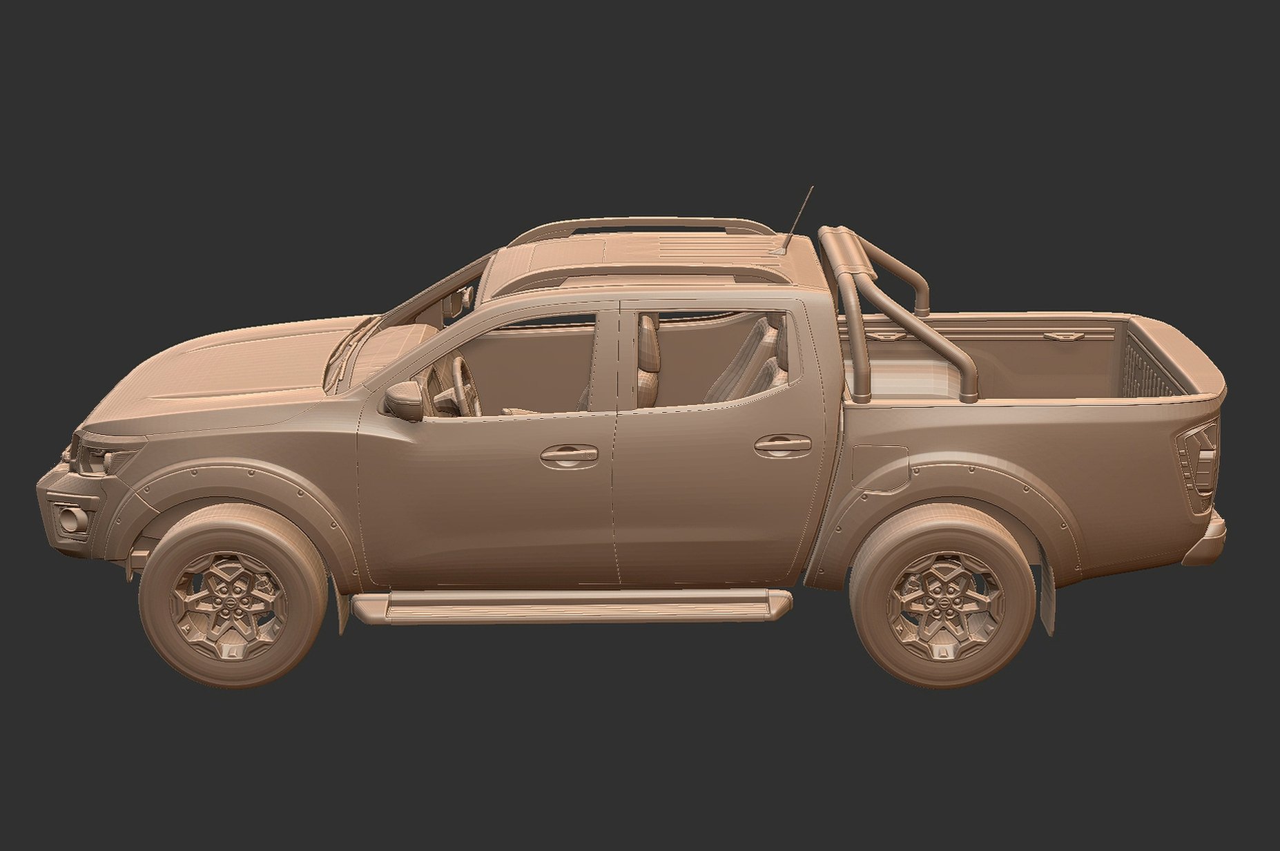 Nissan Navara N-Trek Warrior 2020 STL 3D Print Model
