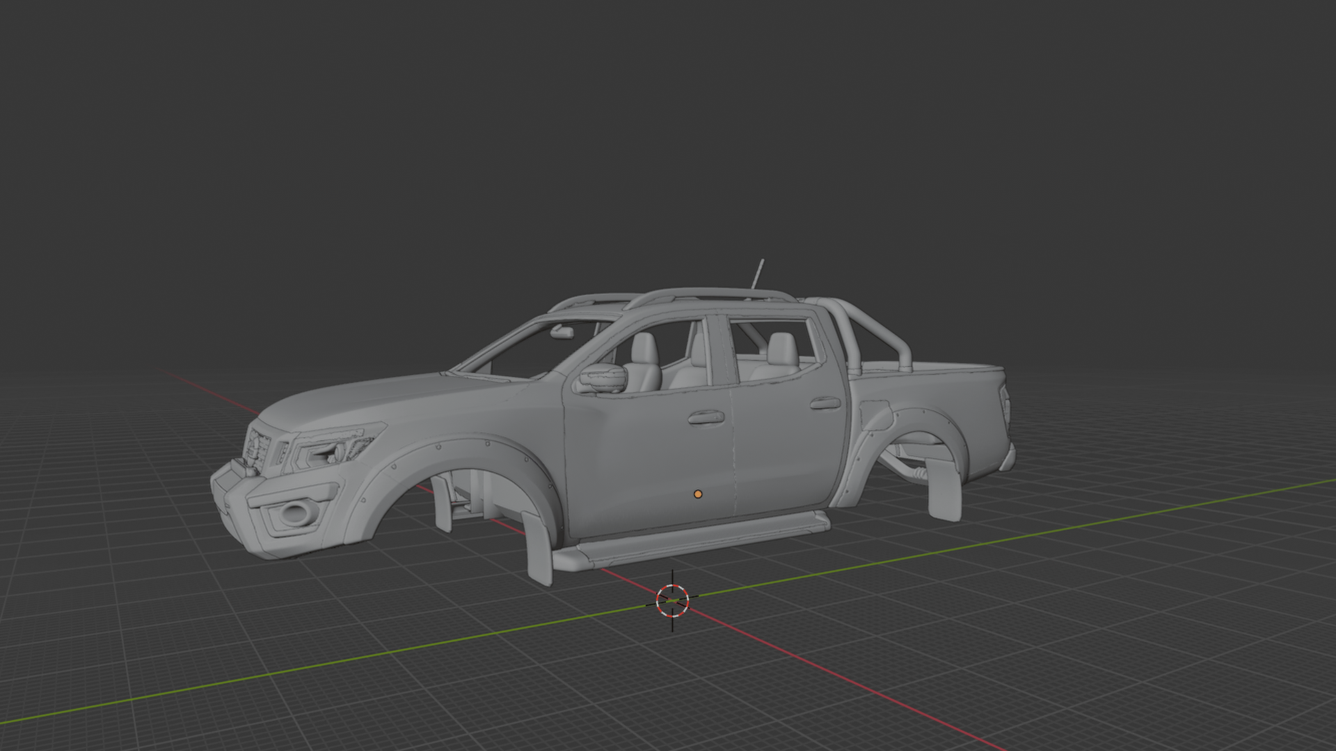 Nissan Navara N-Trek Warrior 2020 STL 3D Print Model