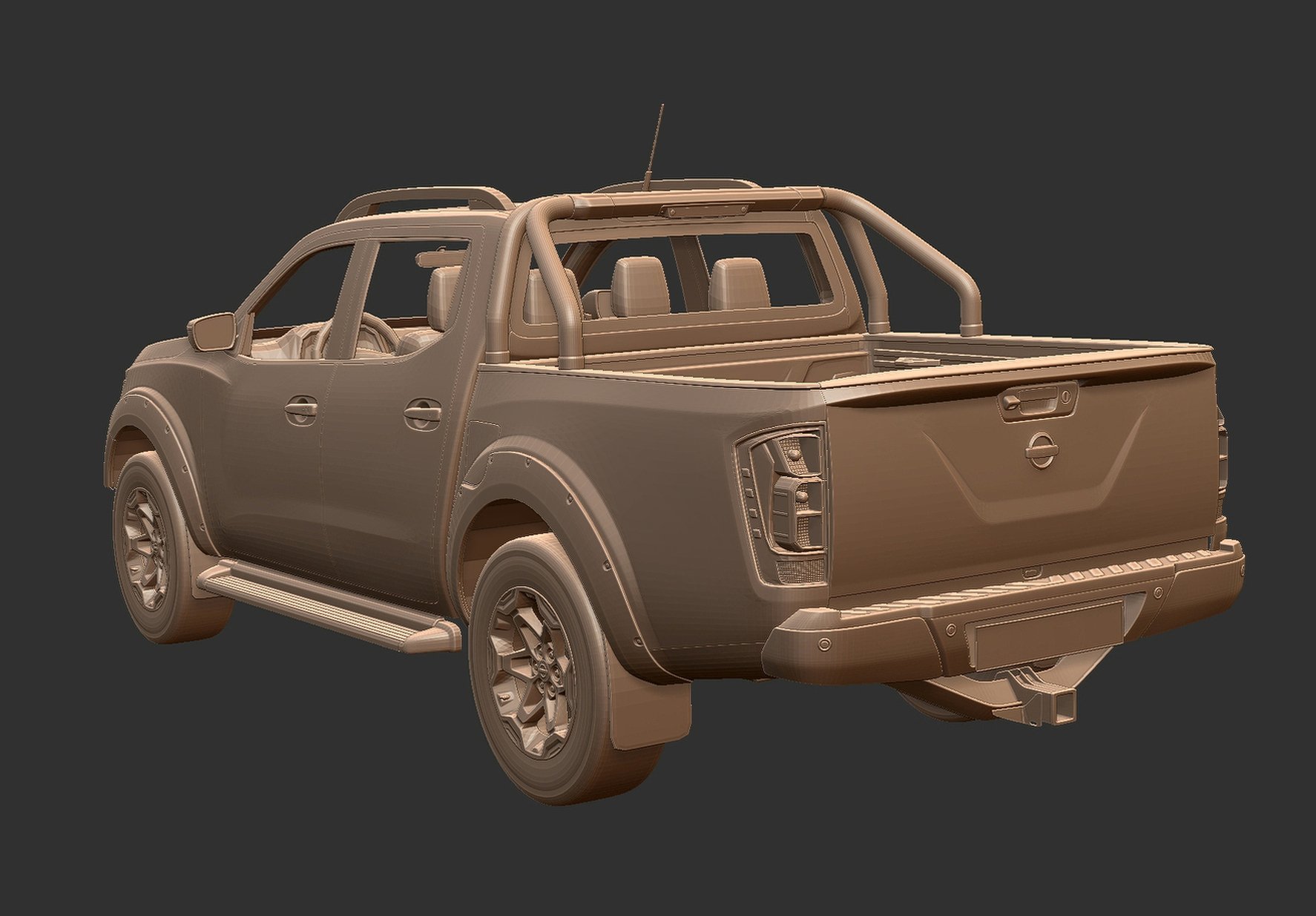 Nissan Navara N-Trek Warrior 2020 STL 3D Print Model