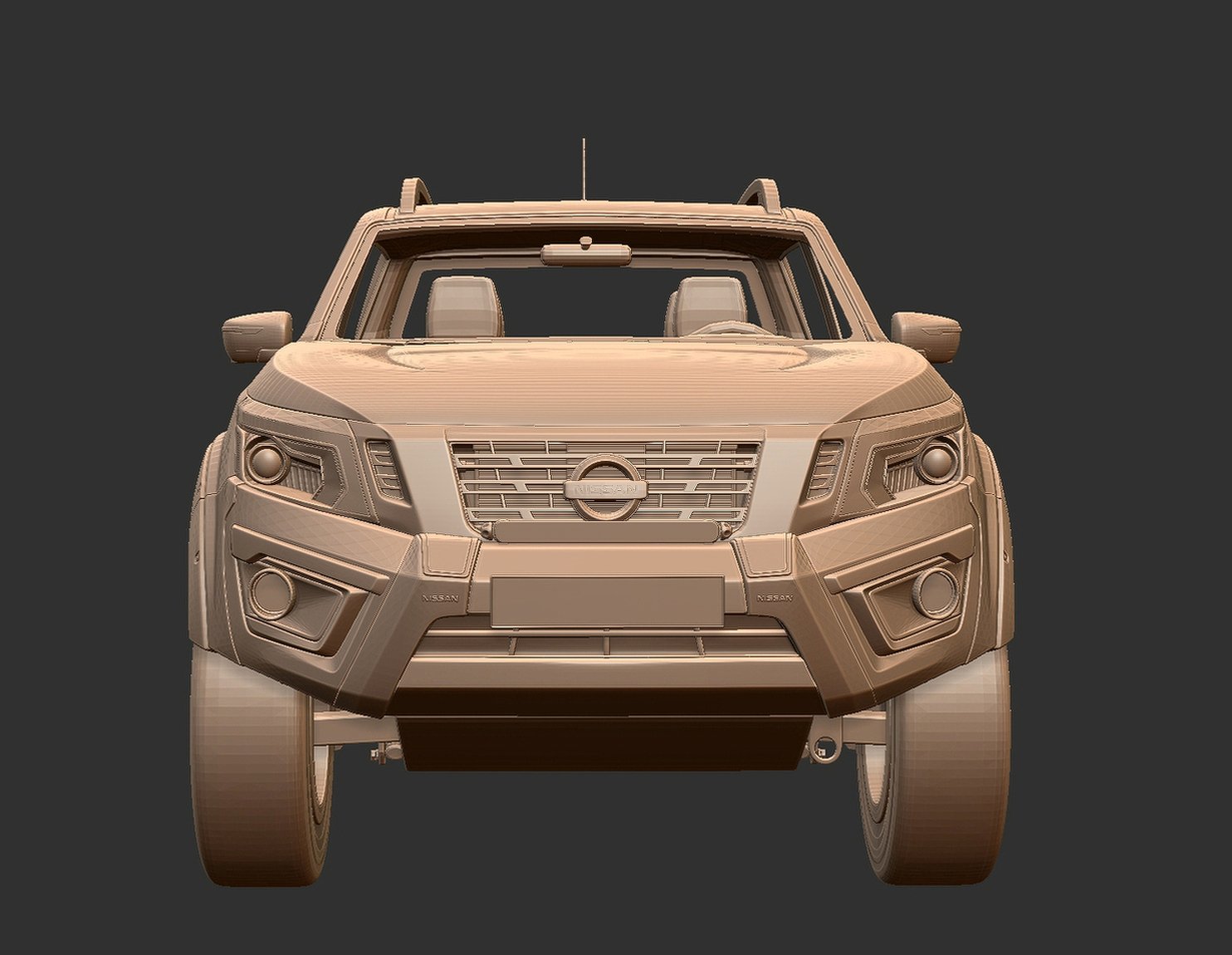 Nissan Navara N-Trek Warrior 2020 STL 3D Print Model