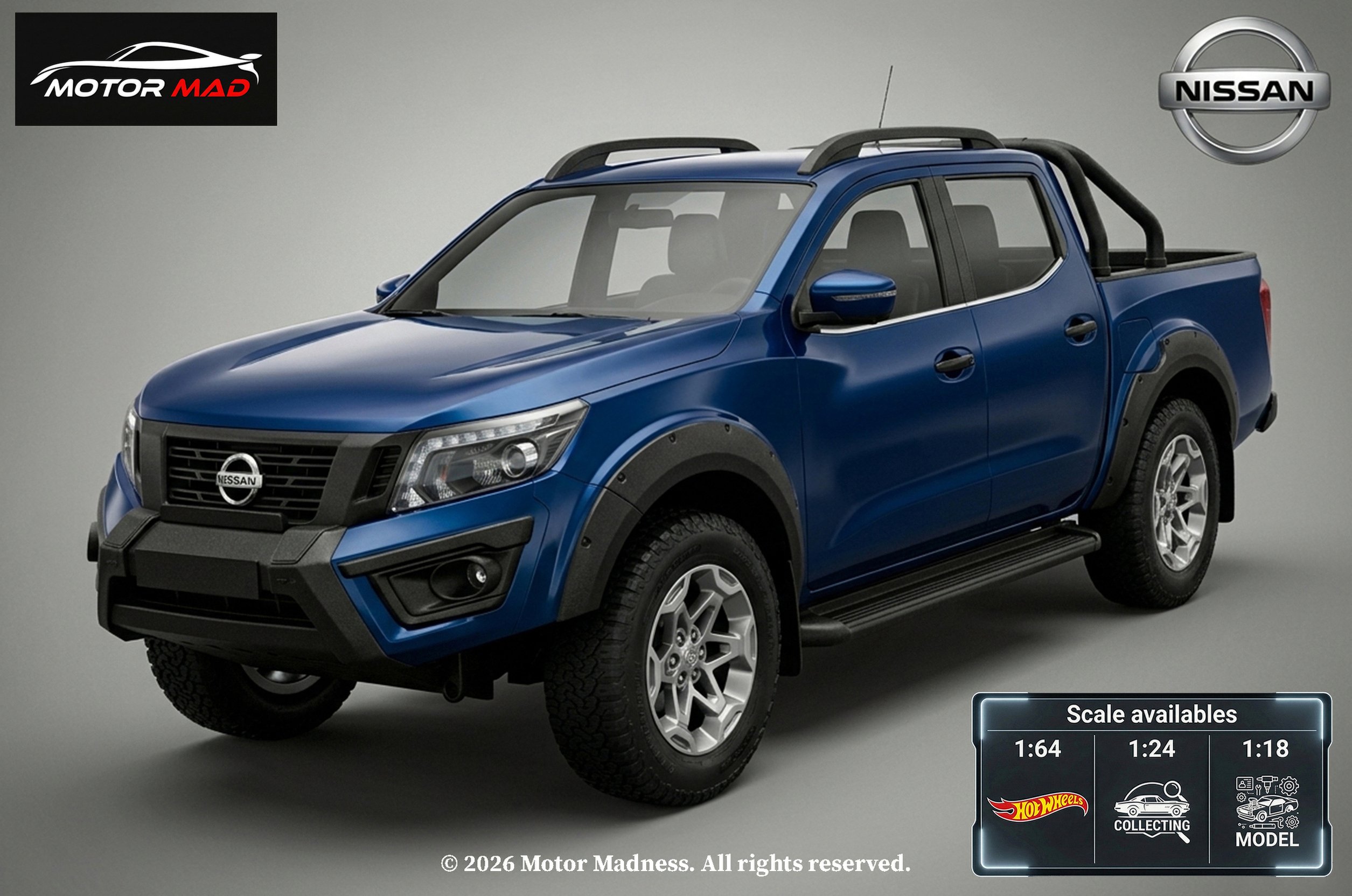 Nissan Navara N-Trek Warrior 2020 STL 3D Print Model