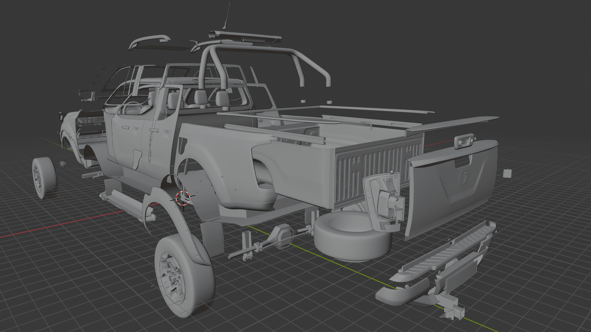 Nissan Navara N-Trek Warrior 2020 STL 3D Print Model