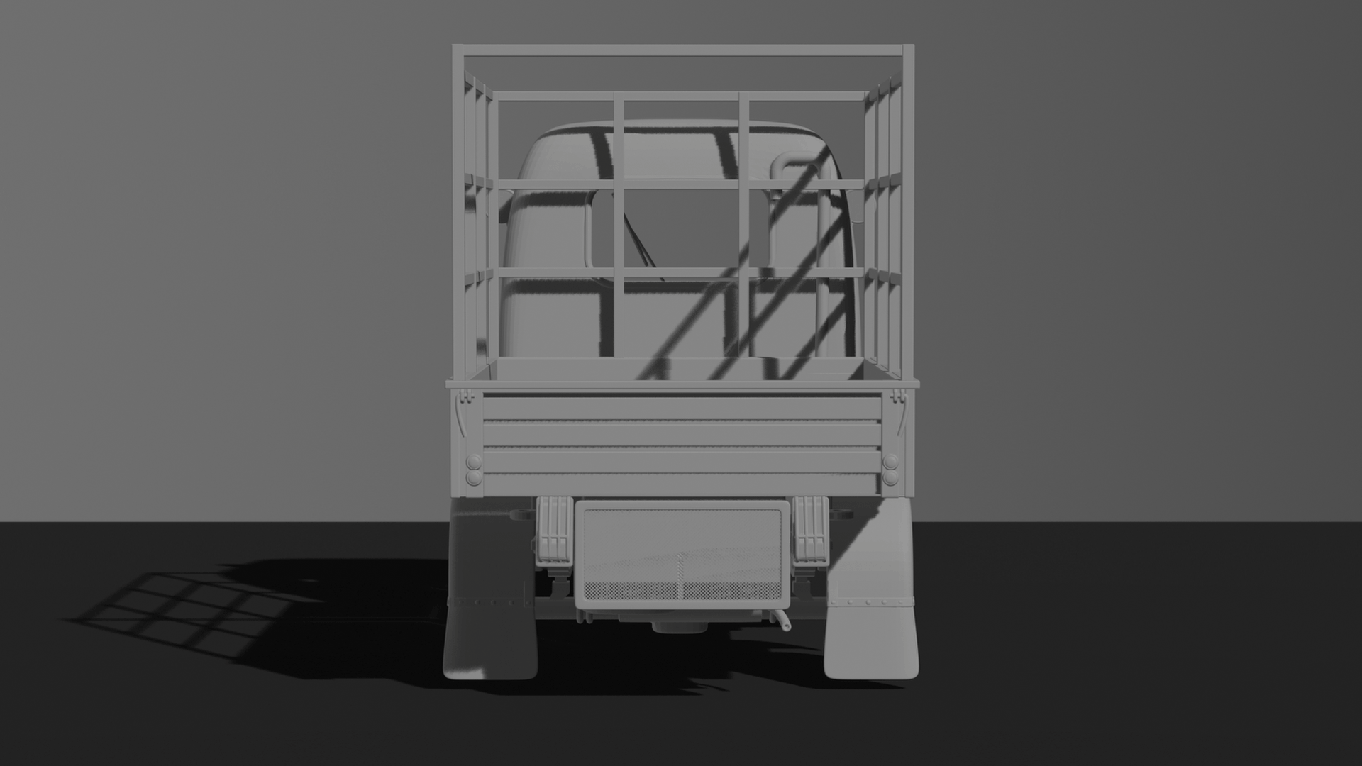 Bajaj RE Mini Pickup Tricycle STL 3D Print Model