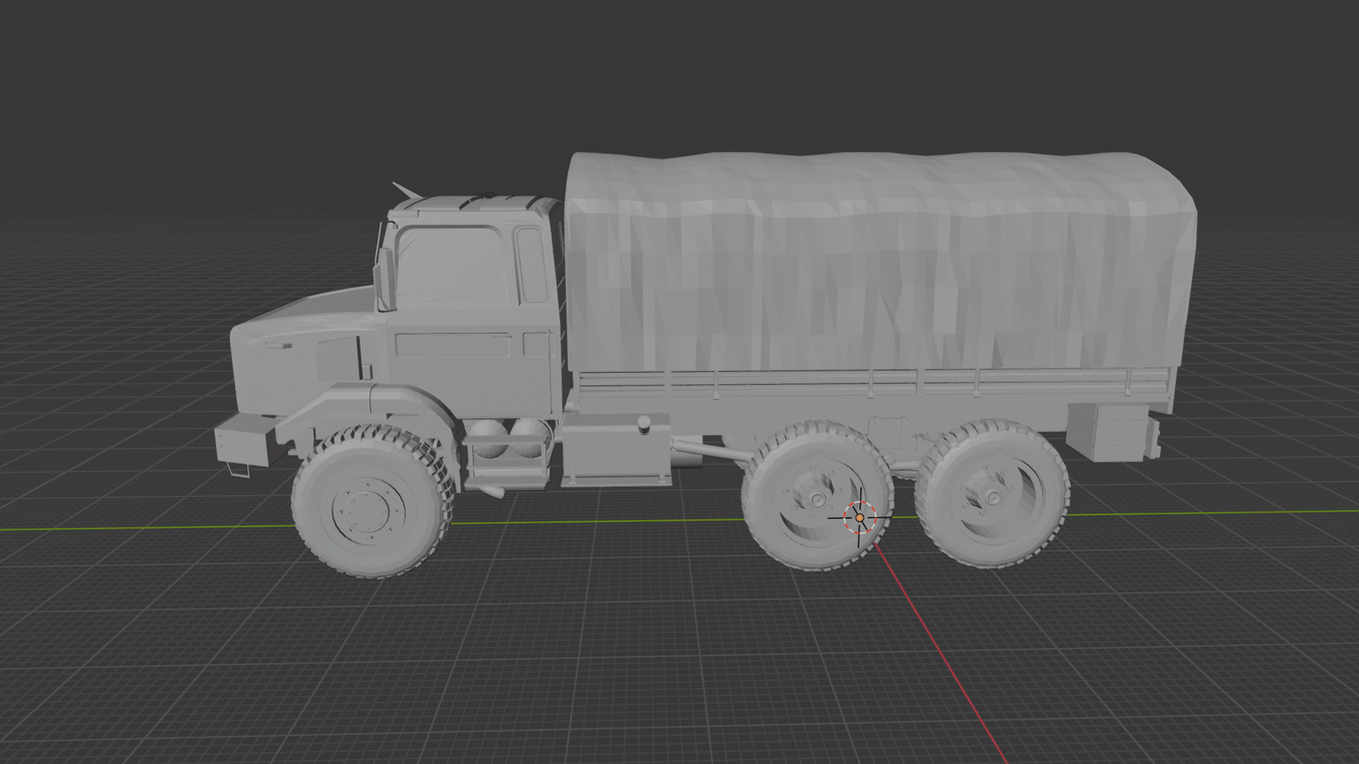 Renault GBC 180 6x6 Military Cargo Truck STL 3D Print Model