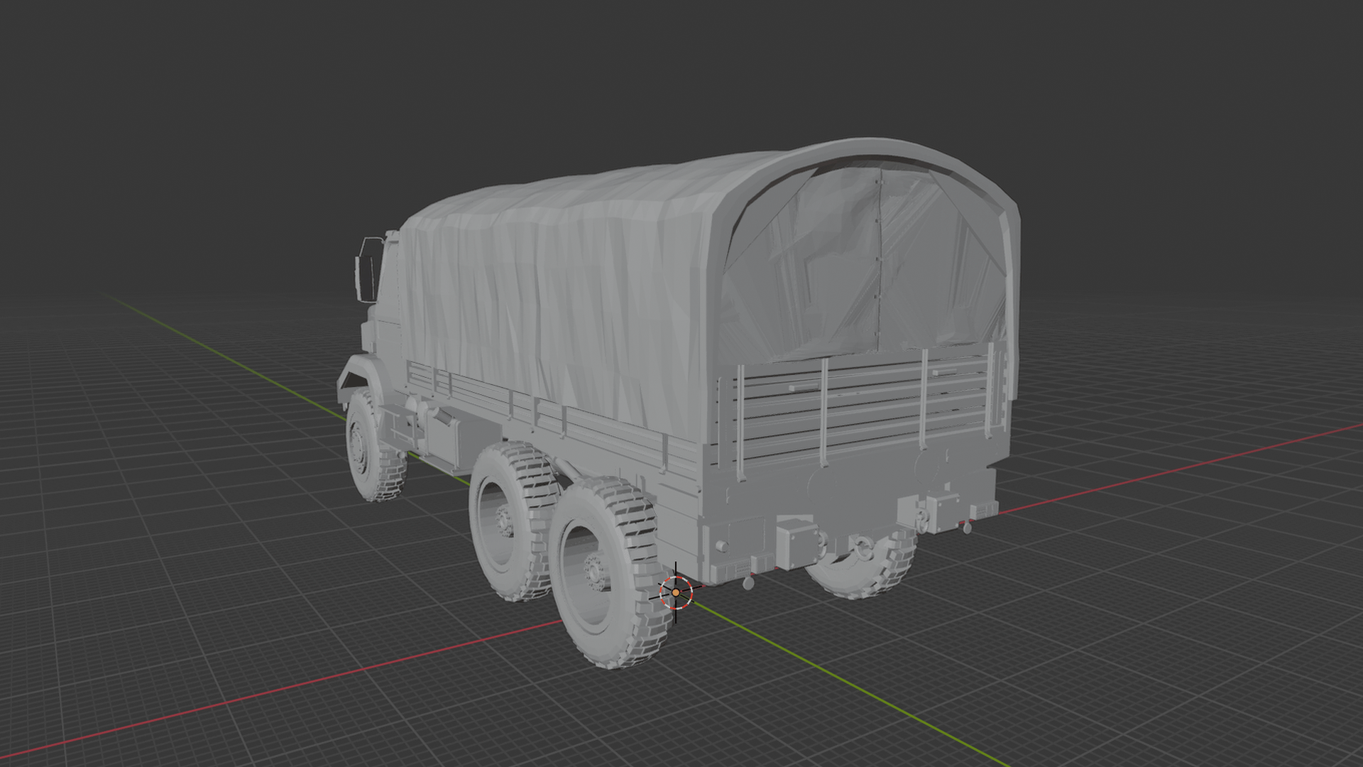 Renault GBC 180 6x6 Military Cargo Truck STL 3D Print Model