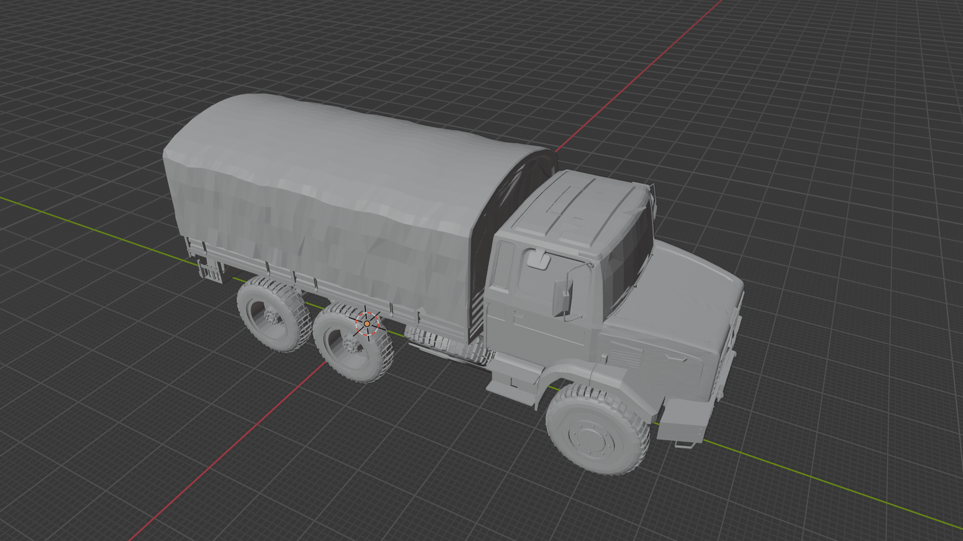 Renault GBC 180 6x6 Military Cargo Truck STL 3D Print Model