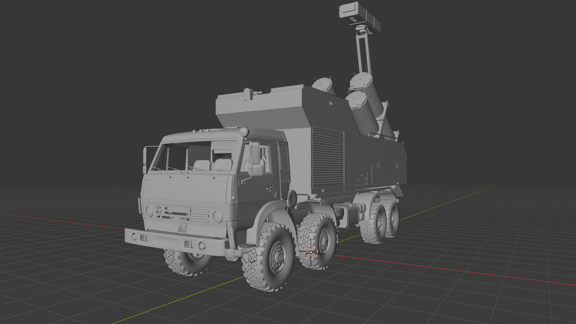 Rubezh-ME Coastal Defense Missile System STL 3D Print Model