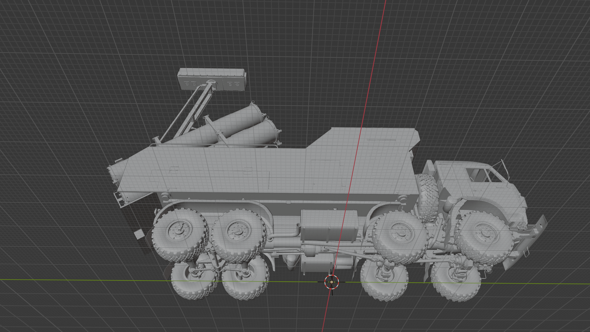 Rubezh-ME Coastal Defense Missile System STL 3D Print Model