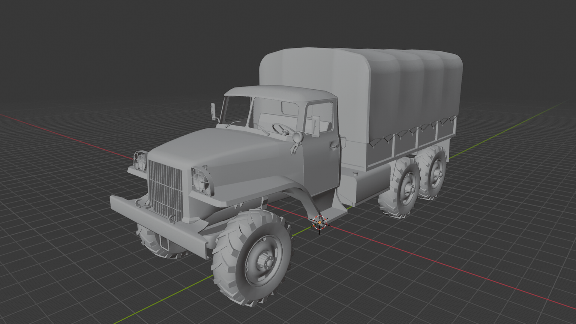 Ural 375D Military Truck STL 3D Print Model