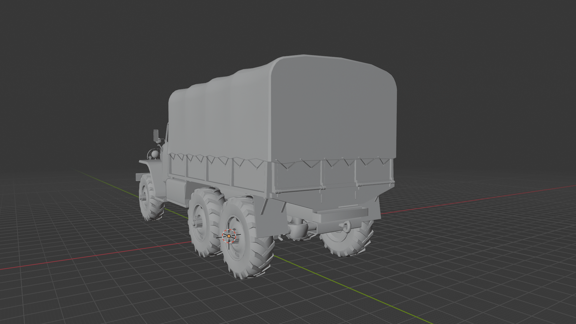 Ural 375D Military Truck STL 3D Print Model