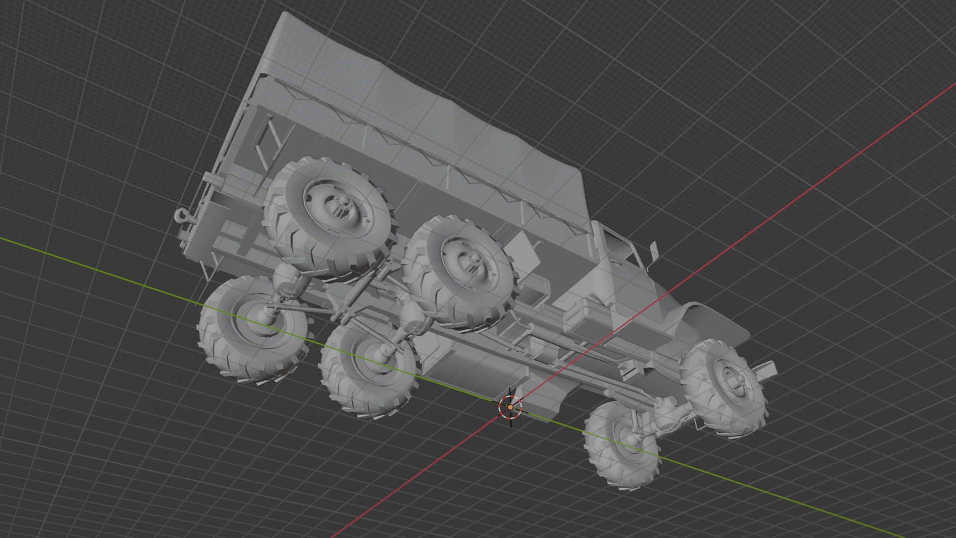 Ural 375D Military Truck STL 3D Print Model