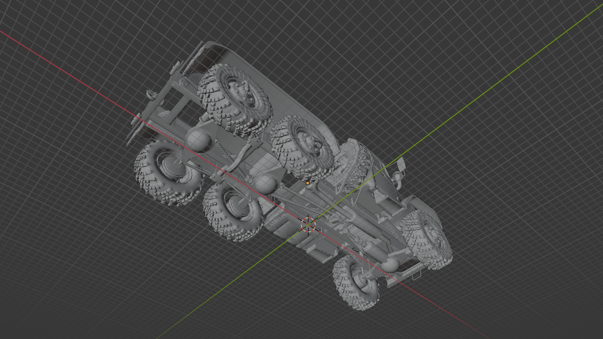 Ural 4420 Military Truck Tractor STL 3D Print Model
