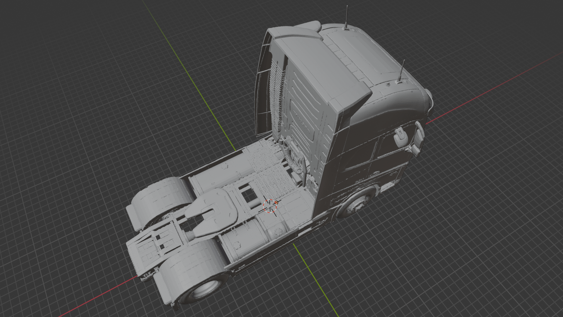 Volvo FH16 750 Semi Truck STL 3D Print Model