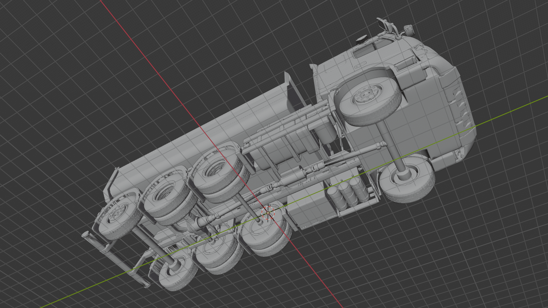 Volvo FMX Tridem Tipper STL 3D Print Model