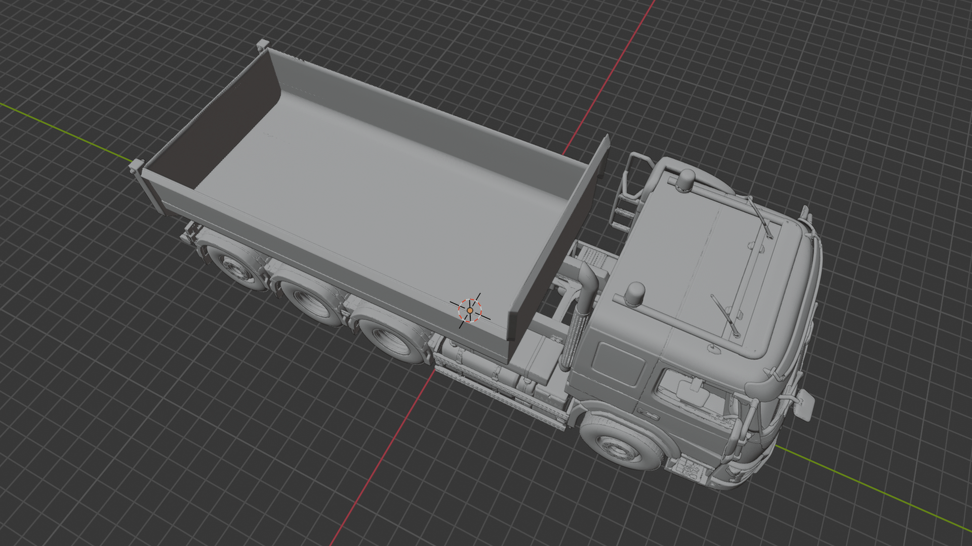 Volvo FMX Tridem Tipper STL 3D Print Model