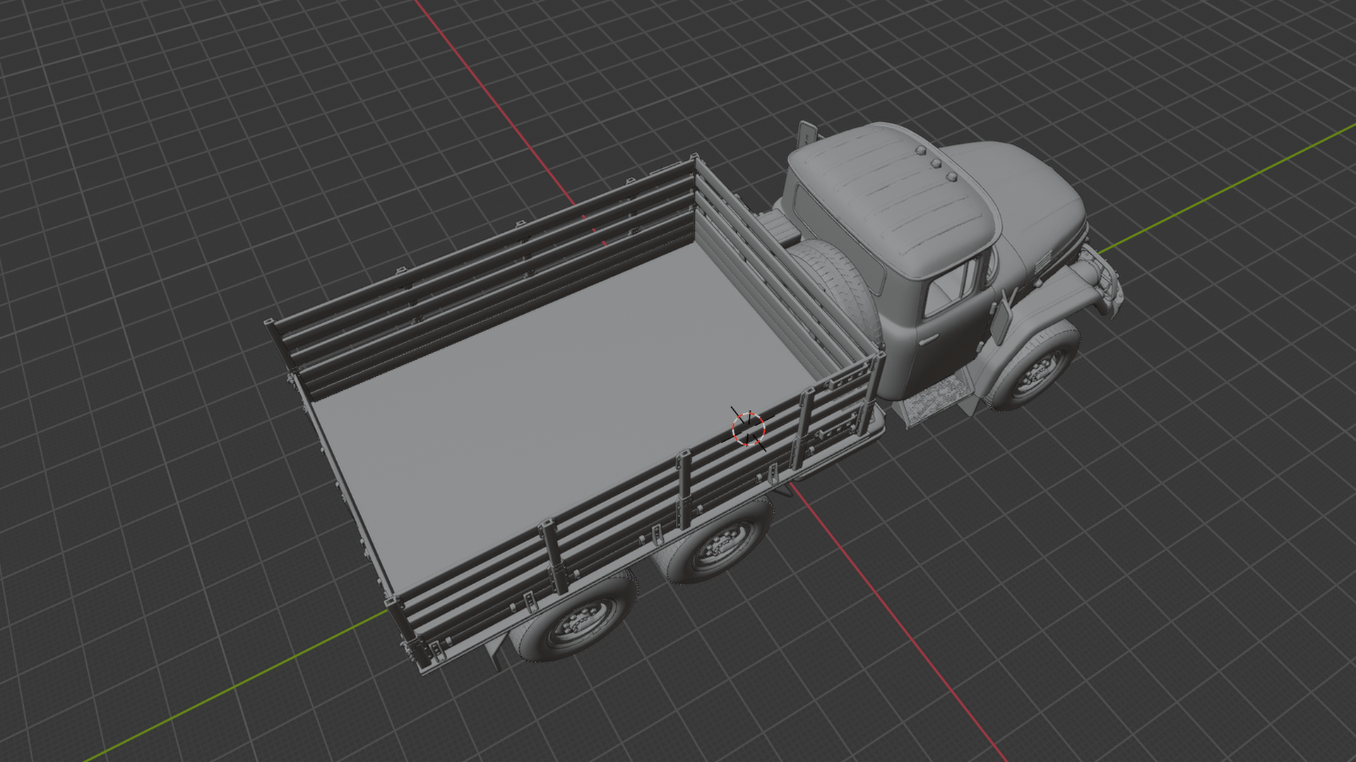 ZIL 131 Military Truck 1966 STL 3D Print Model
