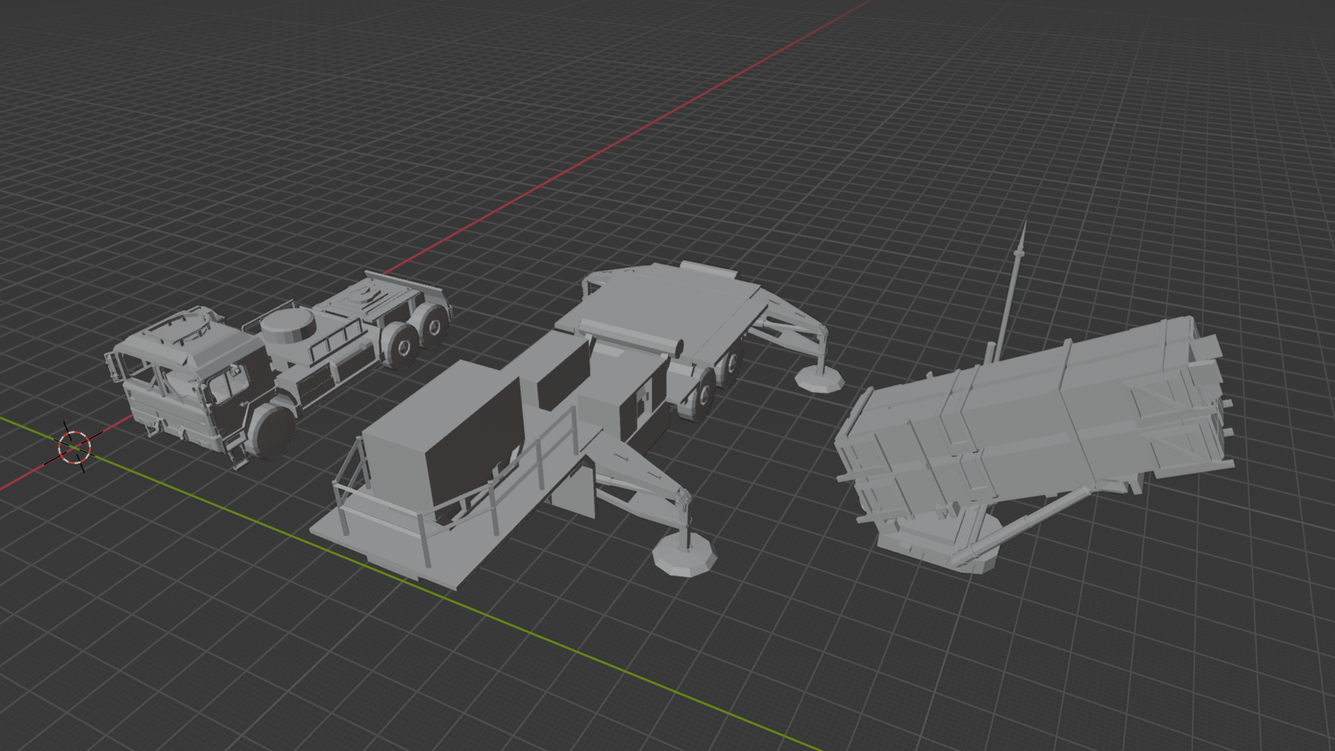 Raytheon MIM-104 Patriot SAM System STL 3D Print Model