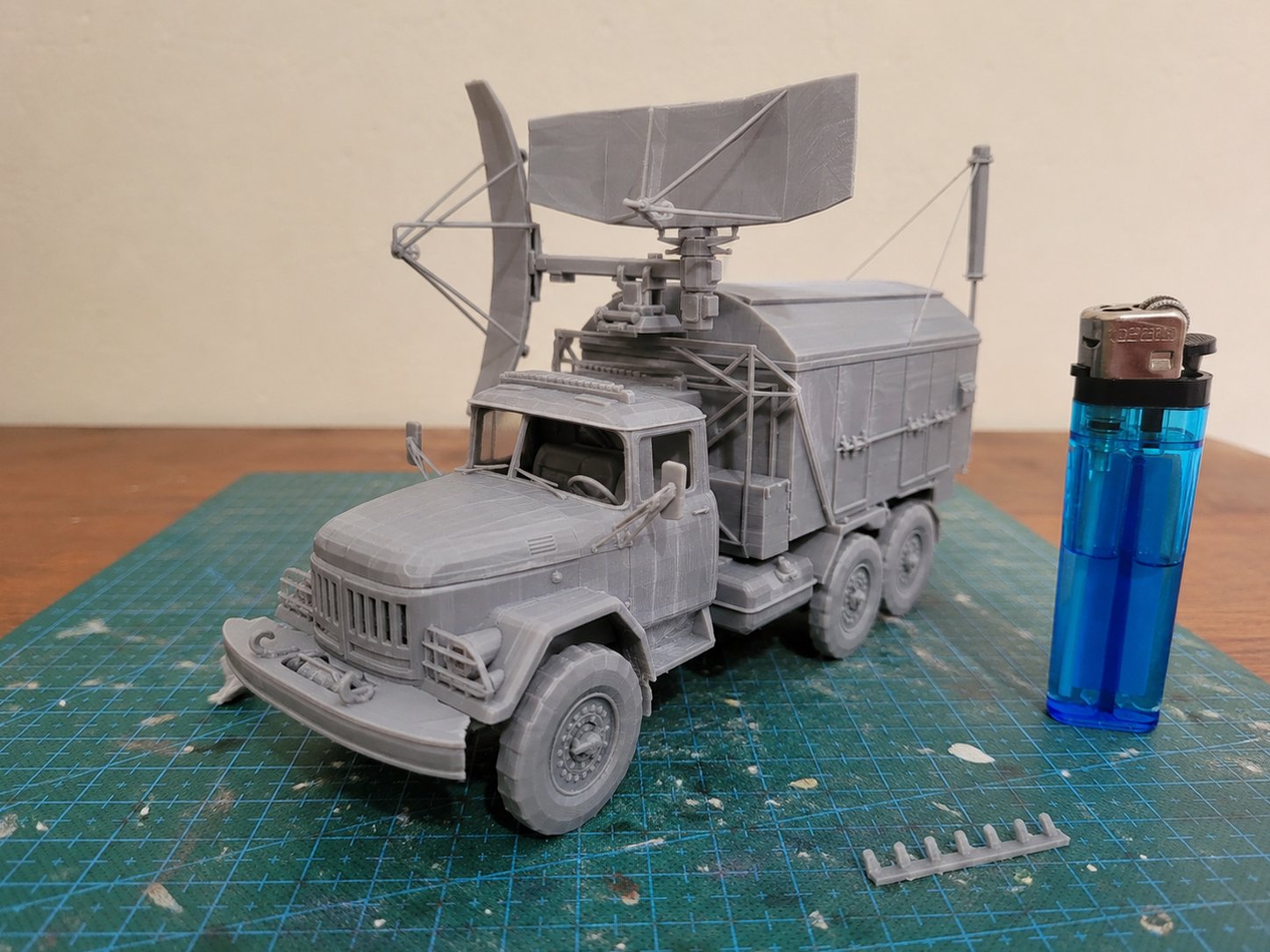 ZIL-131 RSP Soviet Military Radar Truck STL 3D Print Model