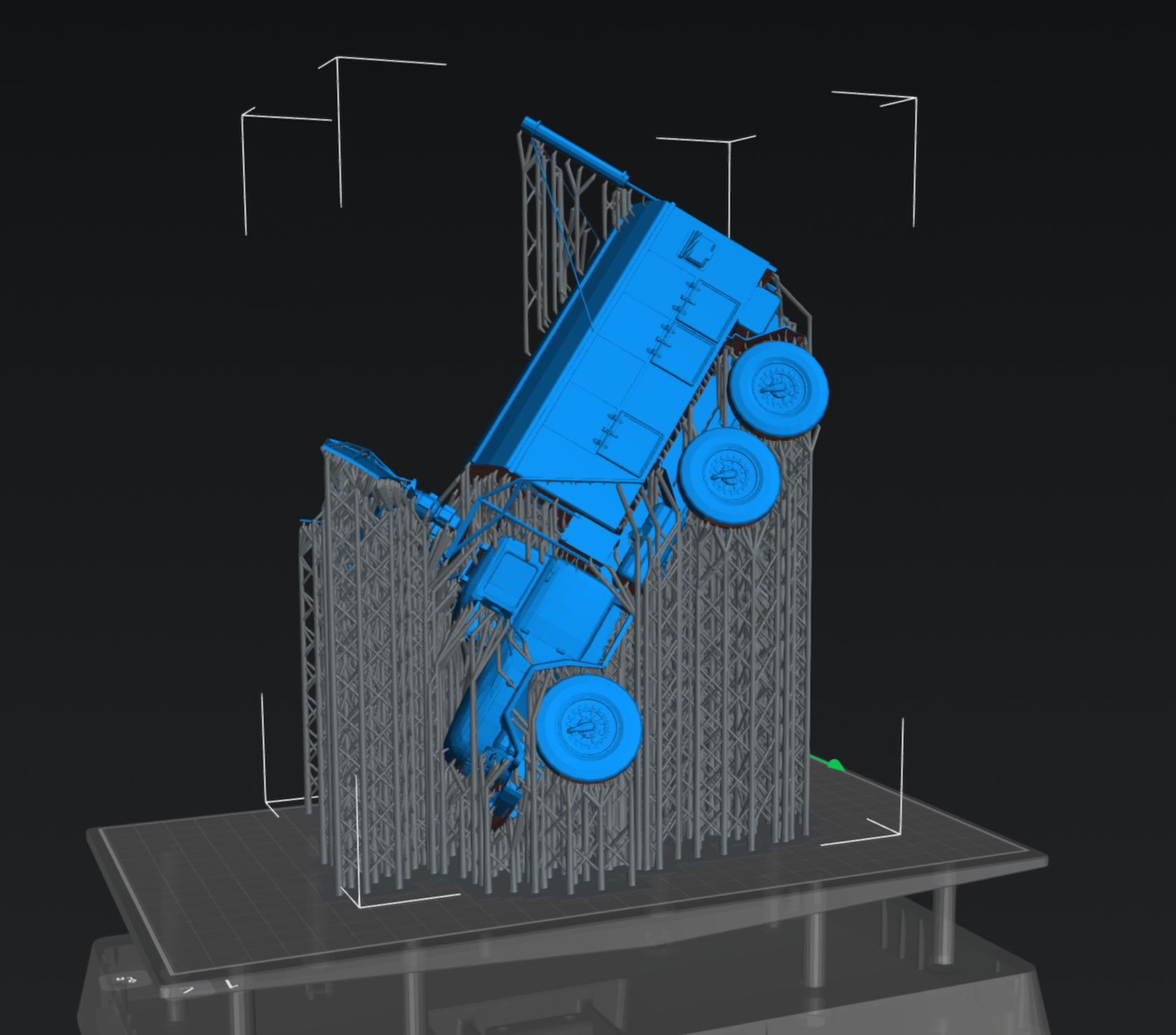 ZIL-131 RSP Soviet Military Radar Truck STL 3D Print Model