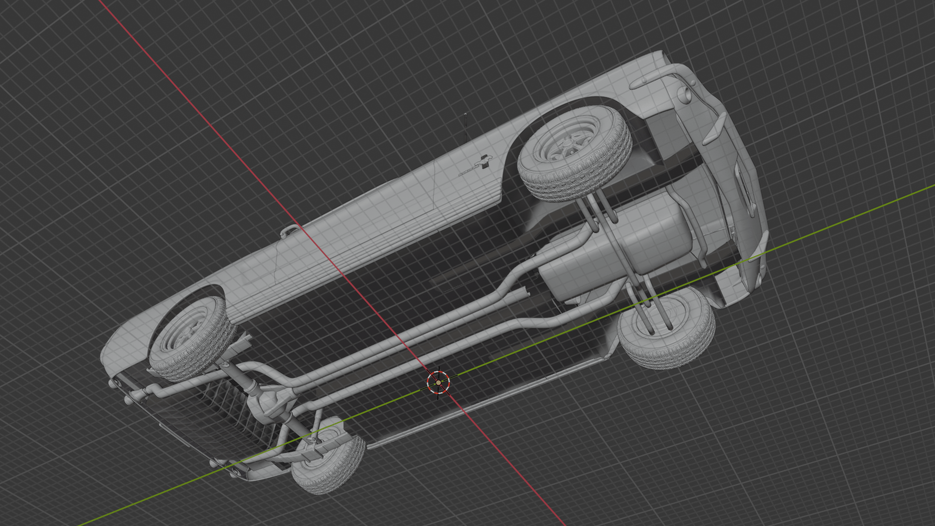 Ford Mustang Fastback 1965 STL 3D Print Model