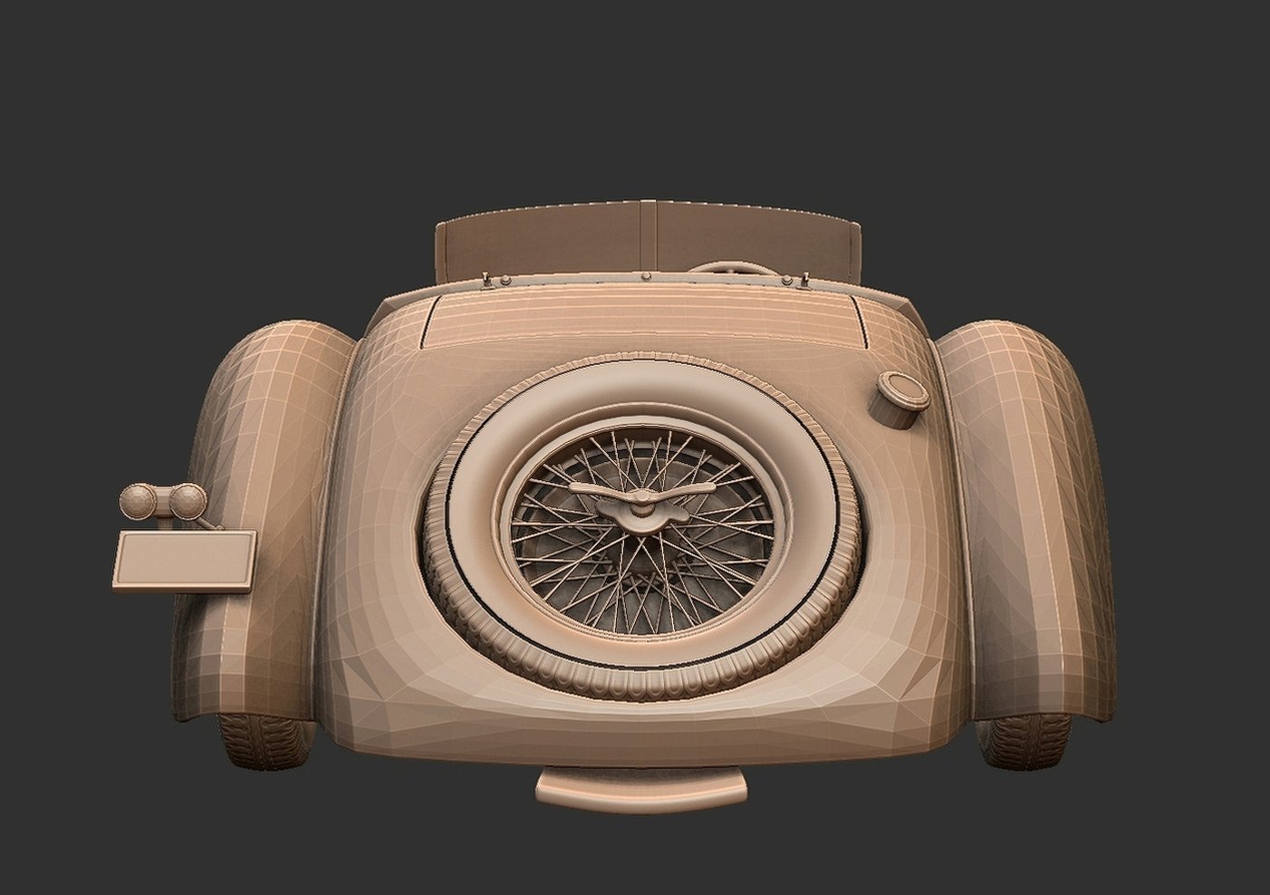 Mercedes-Benz SS Roadster W06 1928 STL 3D Print Model