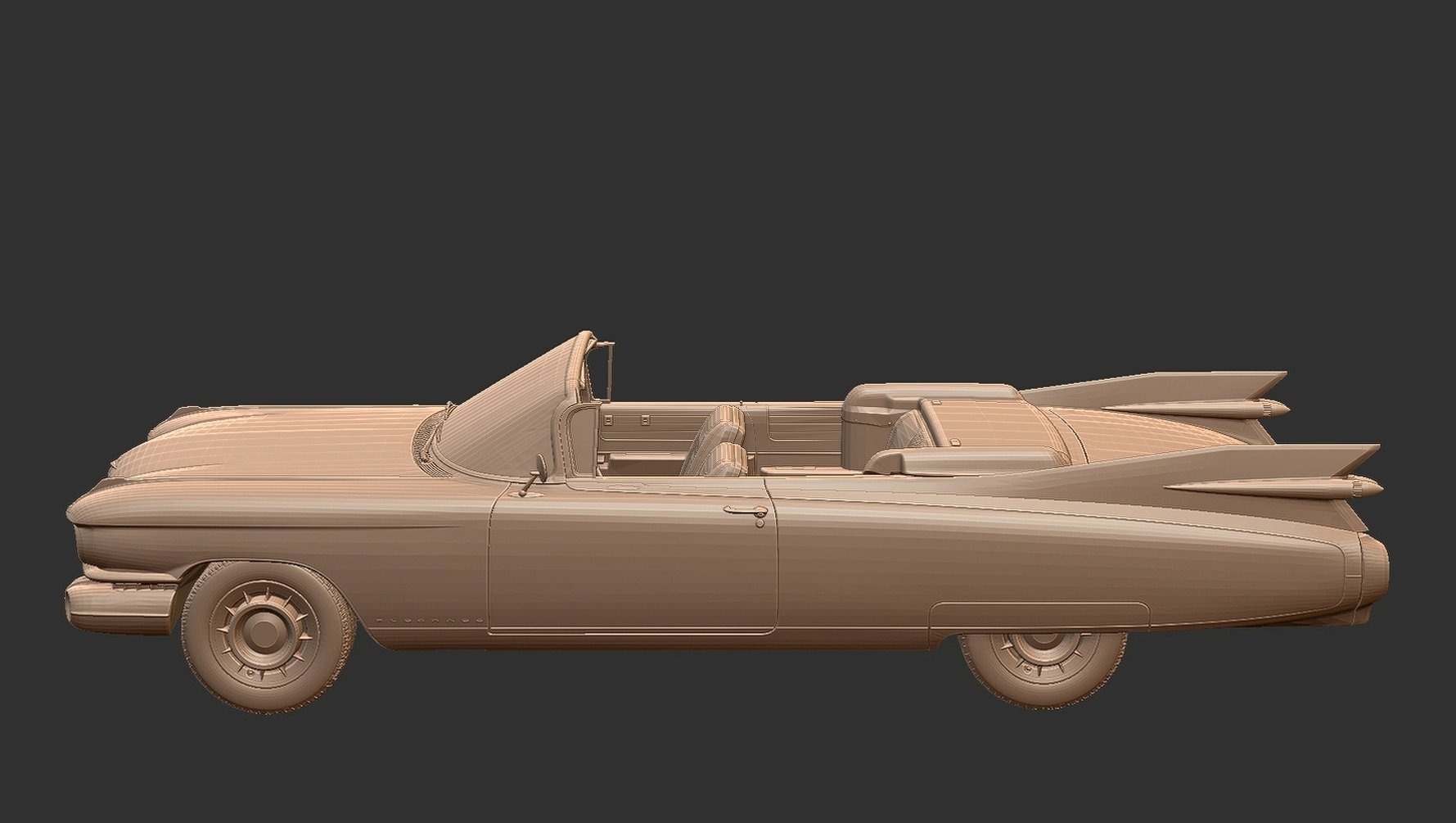 Cadillac Eldorado Biarritz 1959 STL 3D Print Model
