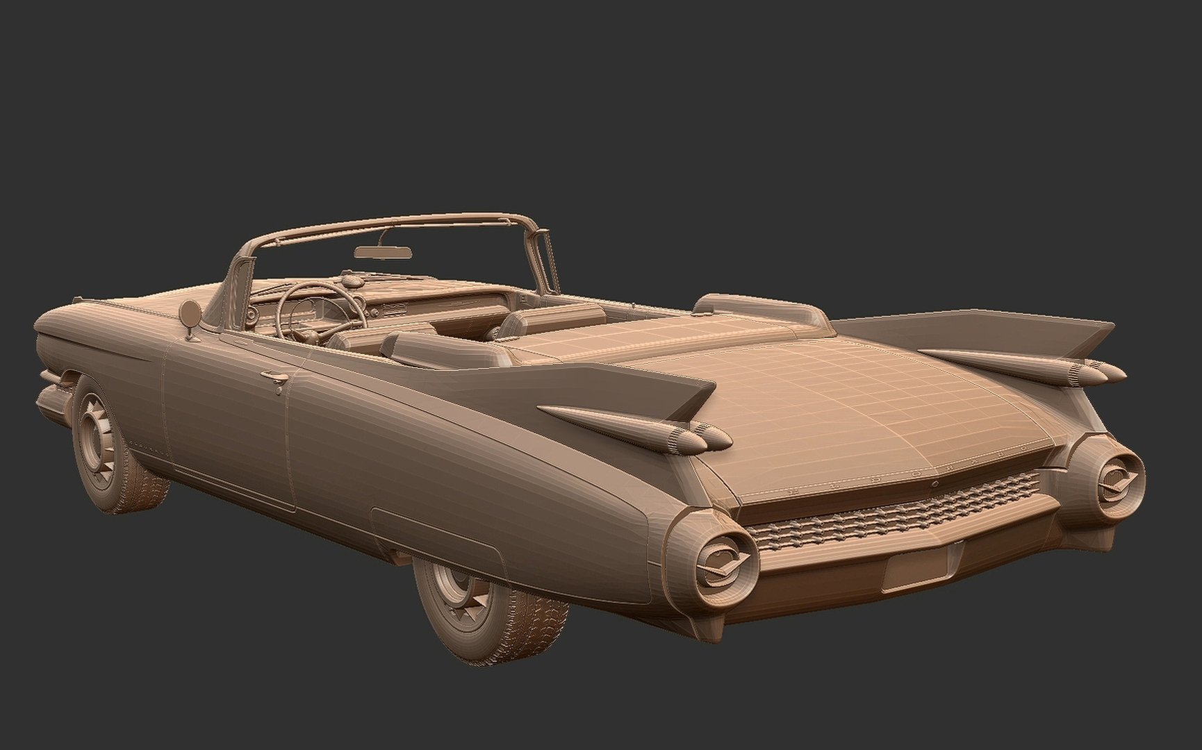 Cadillac Eldorado Biarritz 1959 STL 3D Print Model