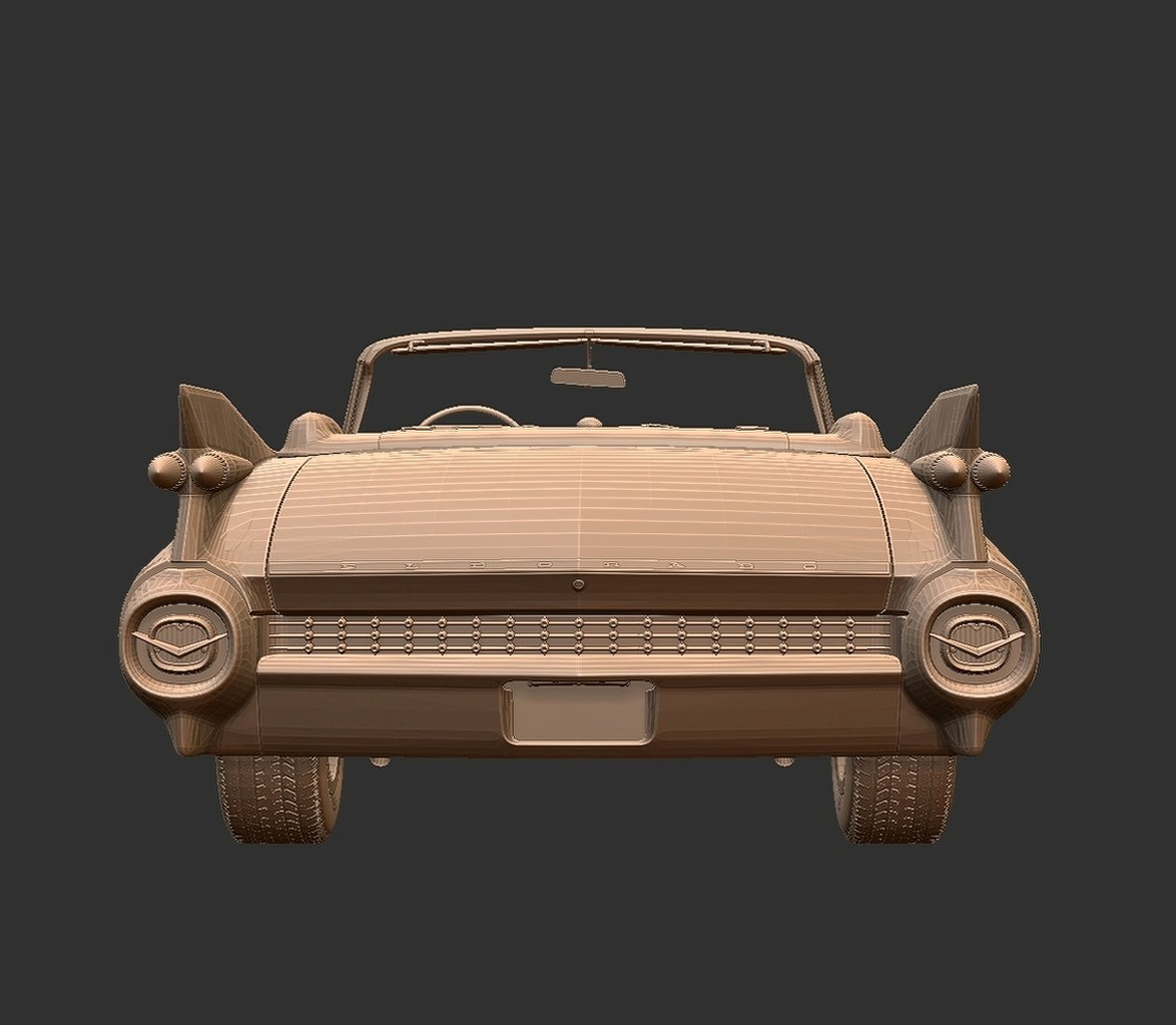Cadillac Eldorado Biarritz 1959 STL 3D Print Model