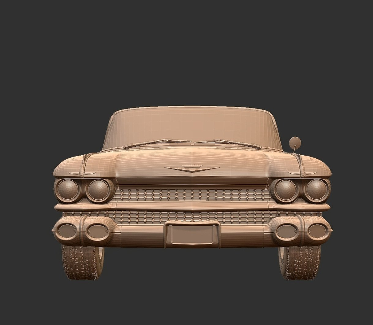 Cadillac Eldorado Biarritz 1959 STL 3D Print Model
