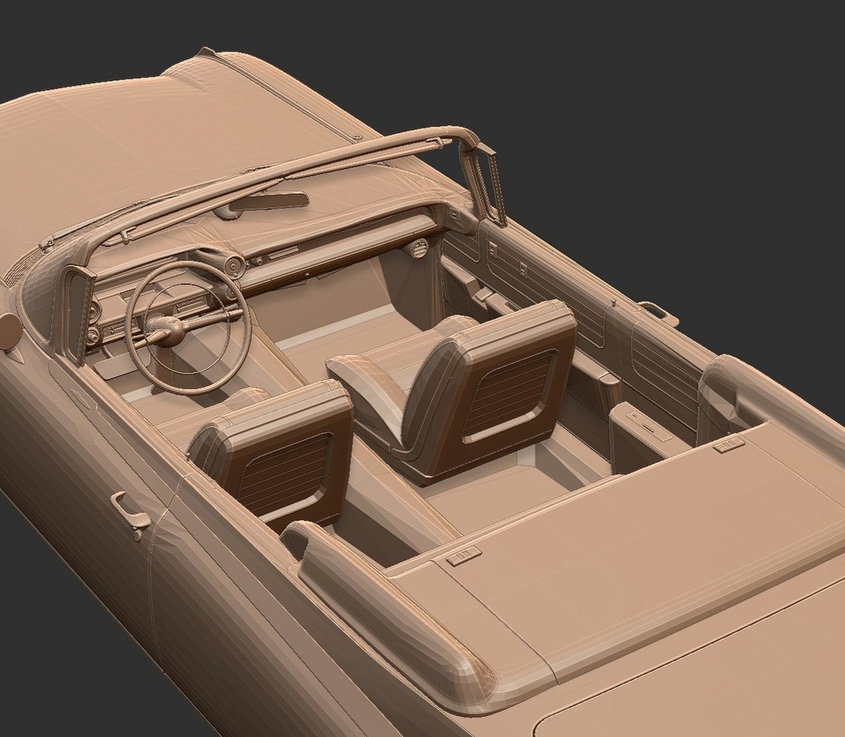 Cadillac Eldorado Biarritz 1959 STL 3D Print Model