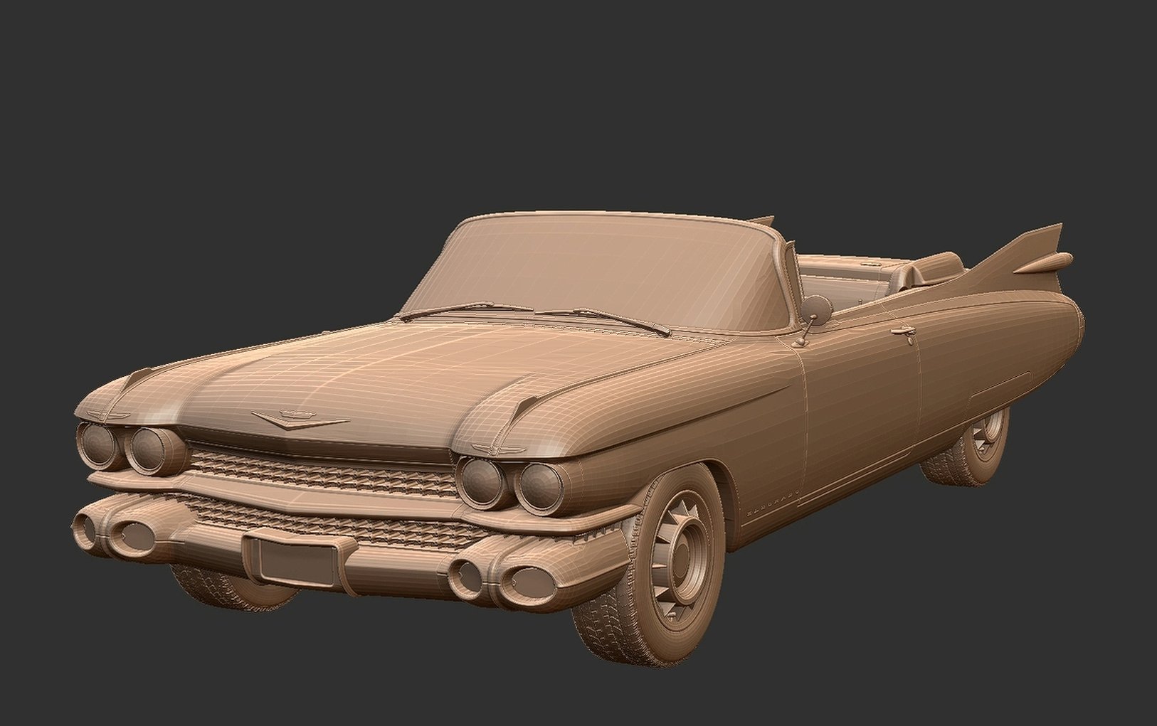 Cadillac Eldorado Biarritz 1959 STL 3D Print Model