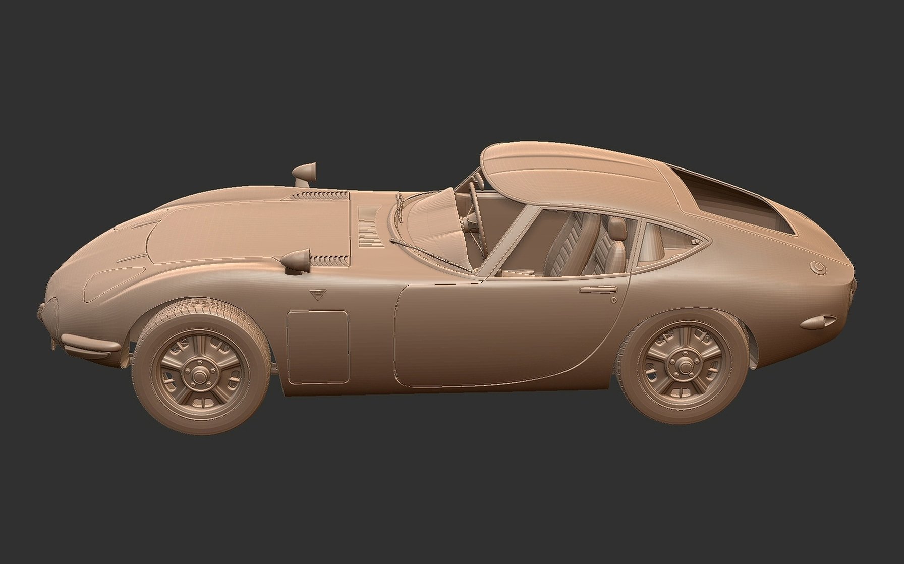 Toyota 2000GT MF10 STL 3D Print Model