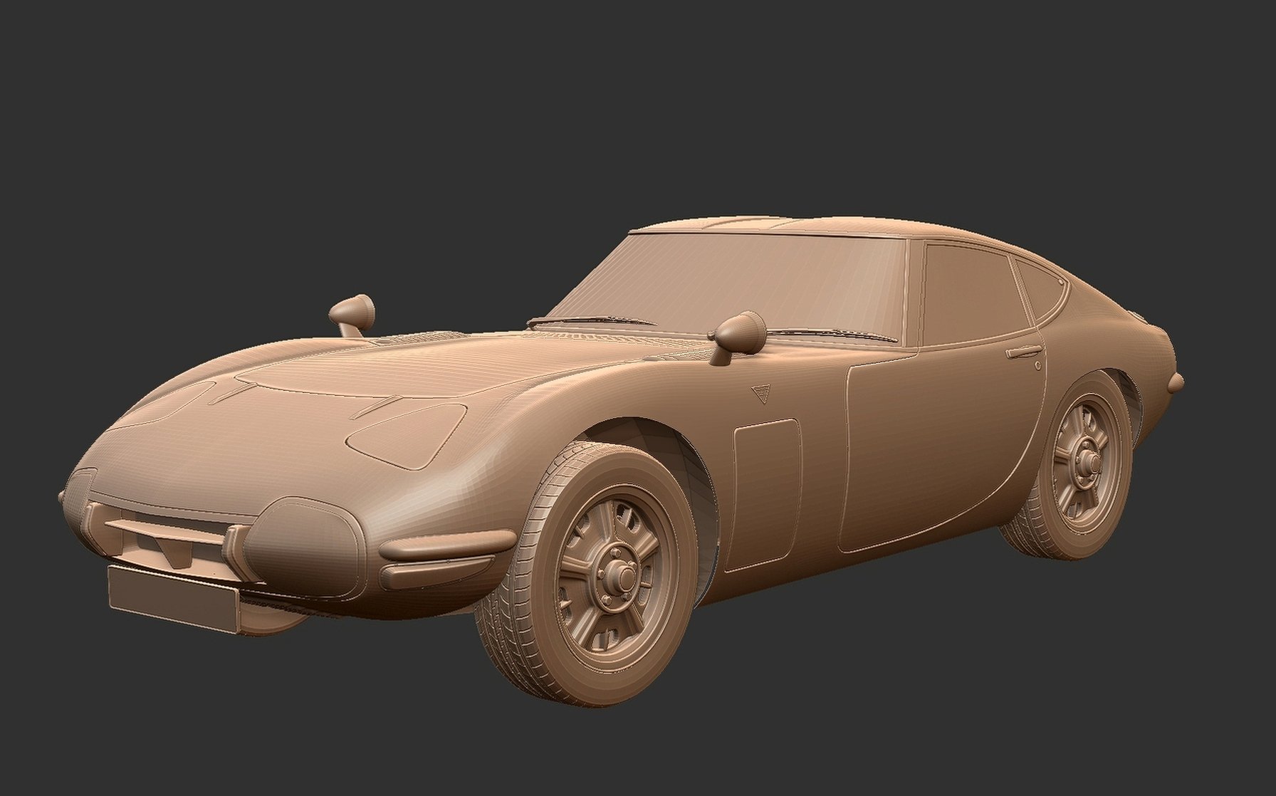 Toyota 2000GT MF10 STL 3D Print Model