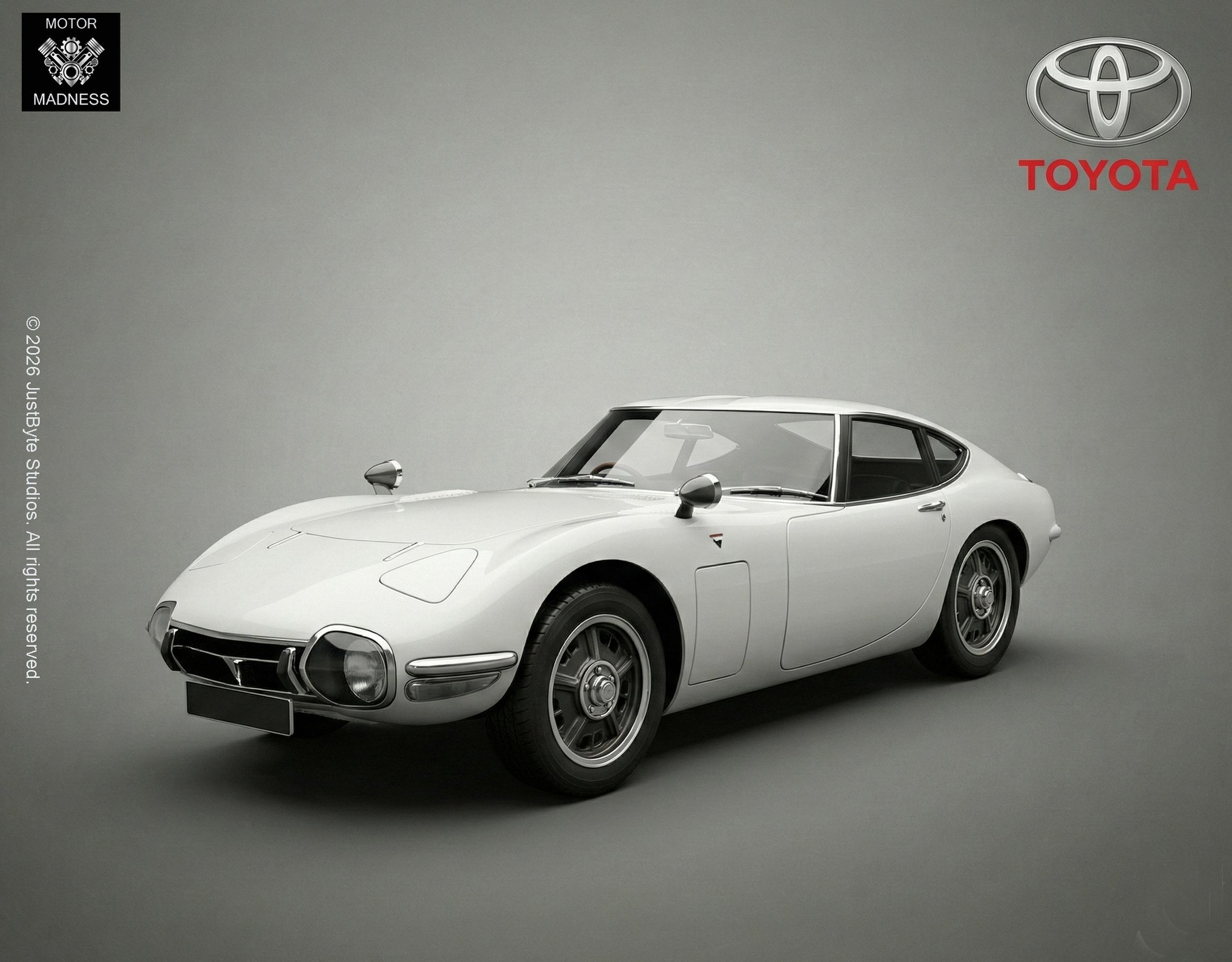 Toyota 2000GT MF10 STL 3D Print Model