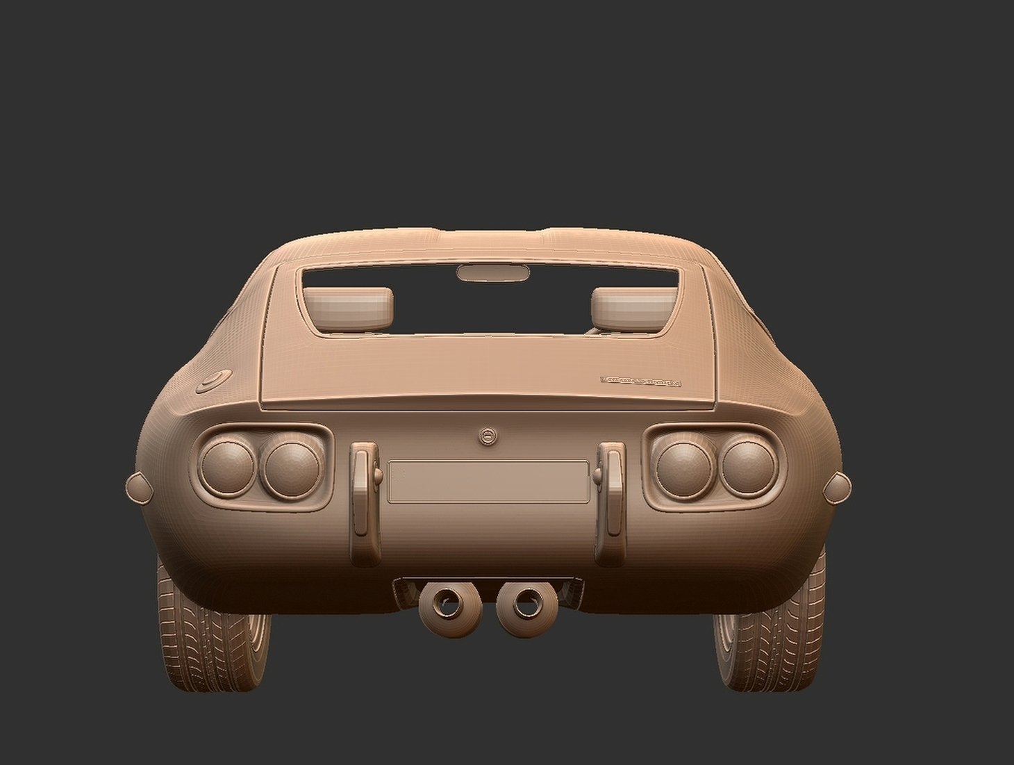 Toyota 2000GT MF10 STL 3D Print Model