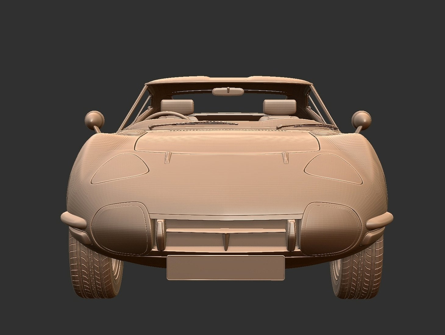 Toyota 2000GT MF10 STL 3D Print Model