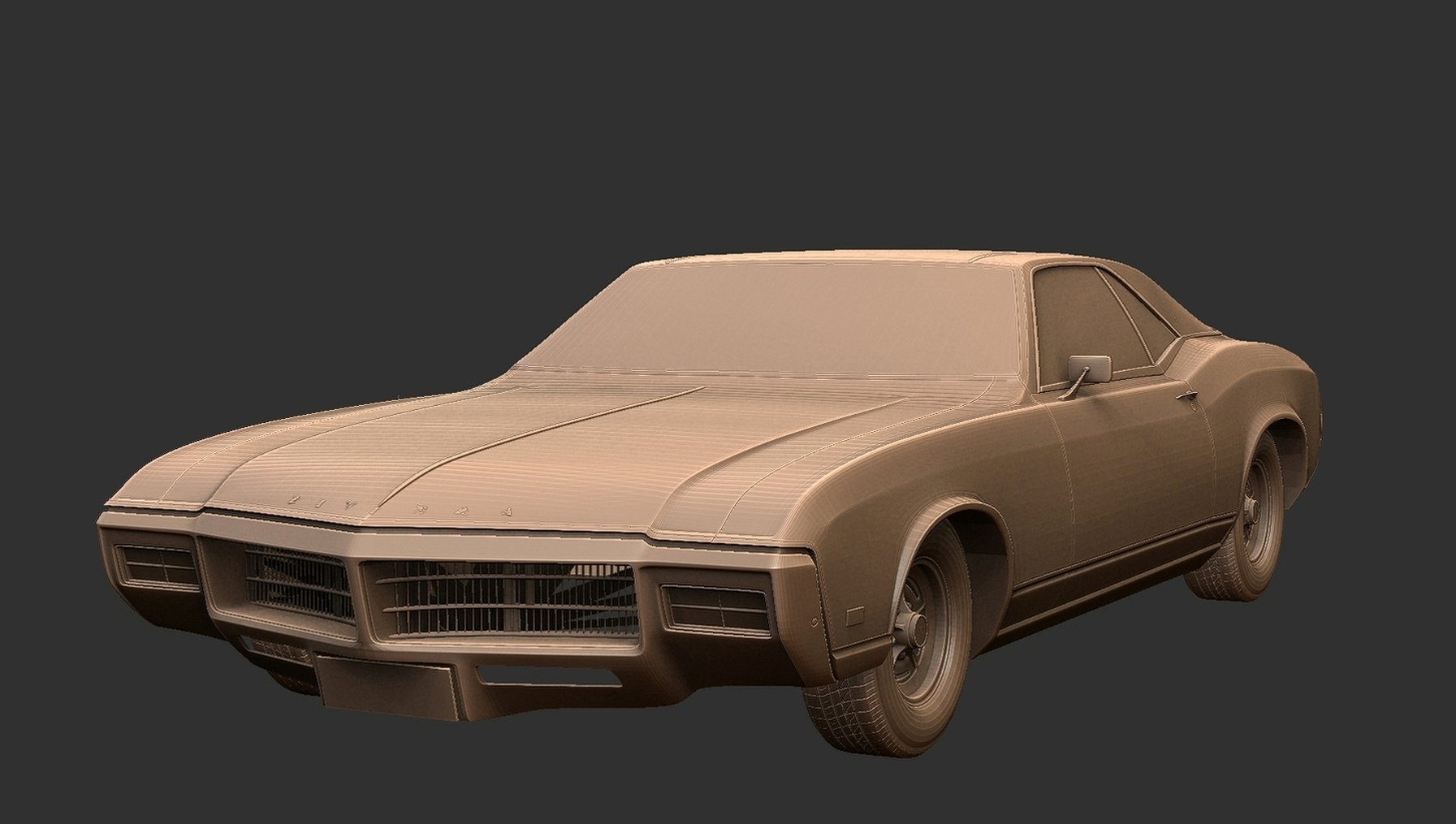 Buick Riviera 1969 STL 3D Print Model