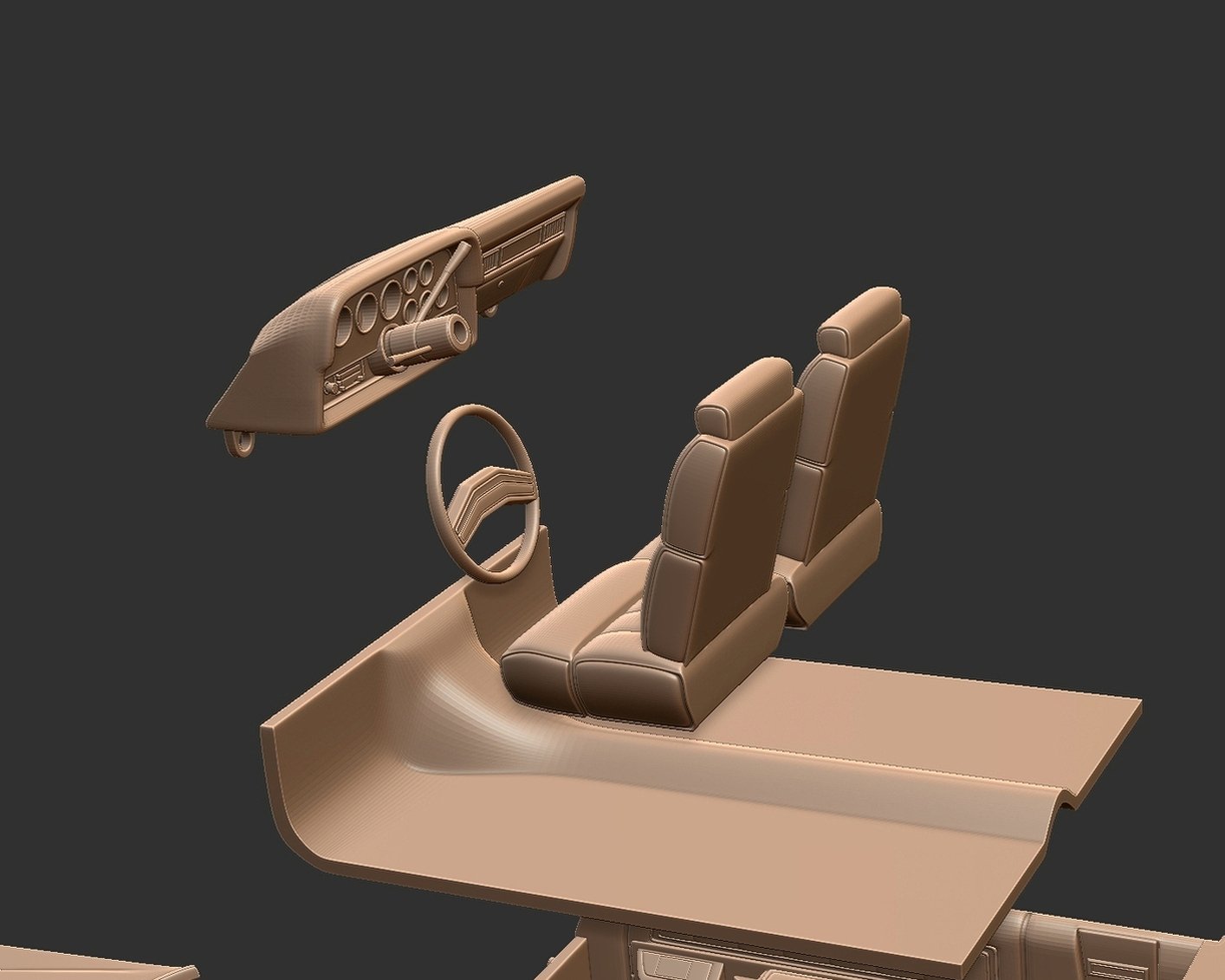 Ford Thunderbird 1977 STL 3D Print Model