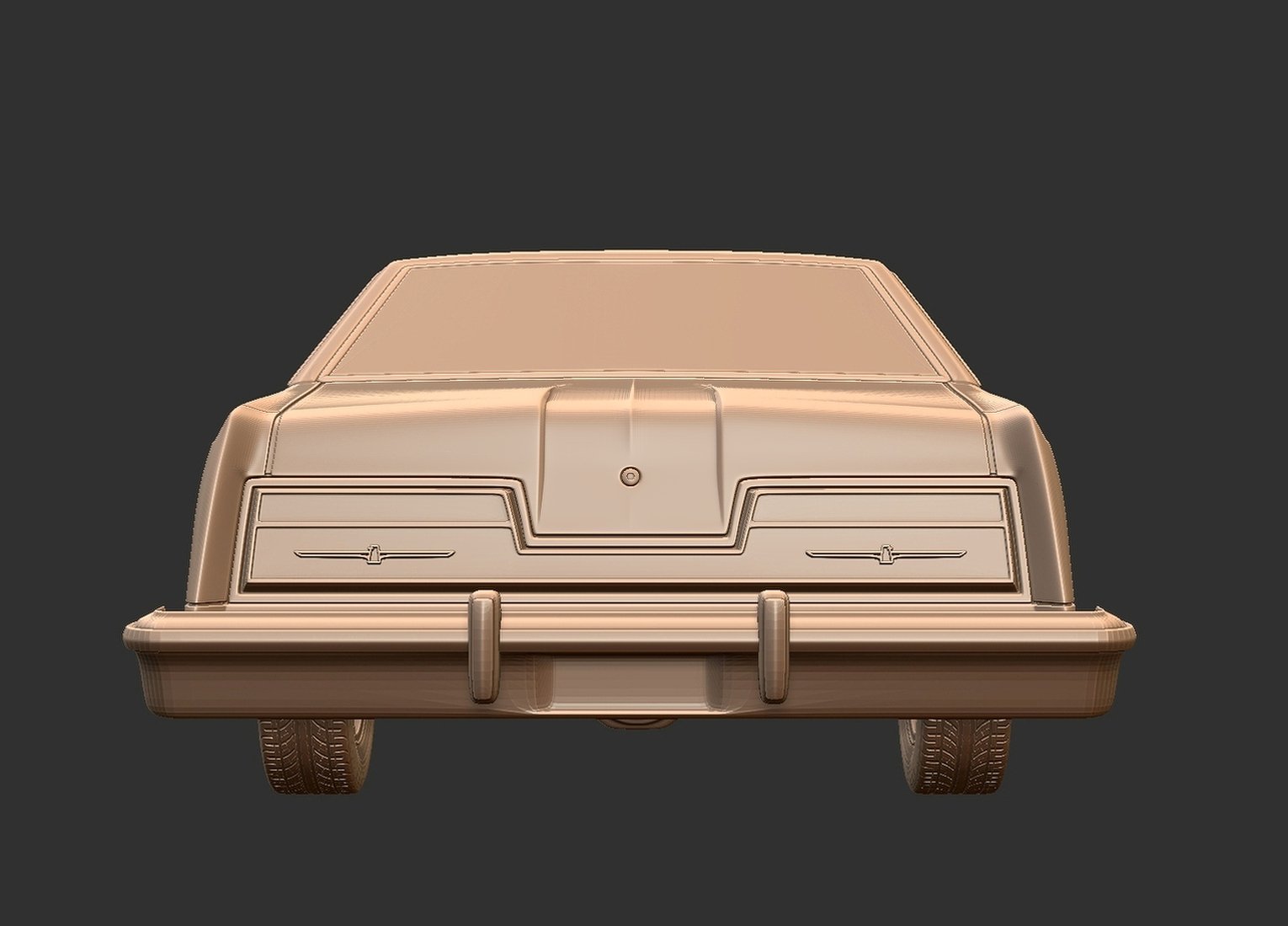 Ford Thunderbird 1977 STL 3D Print Model