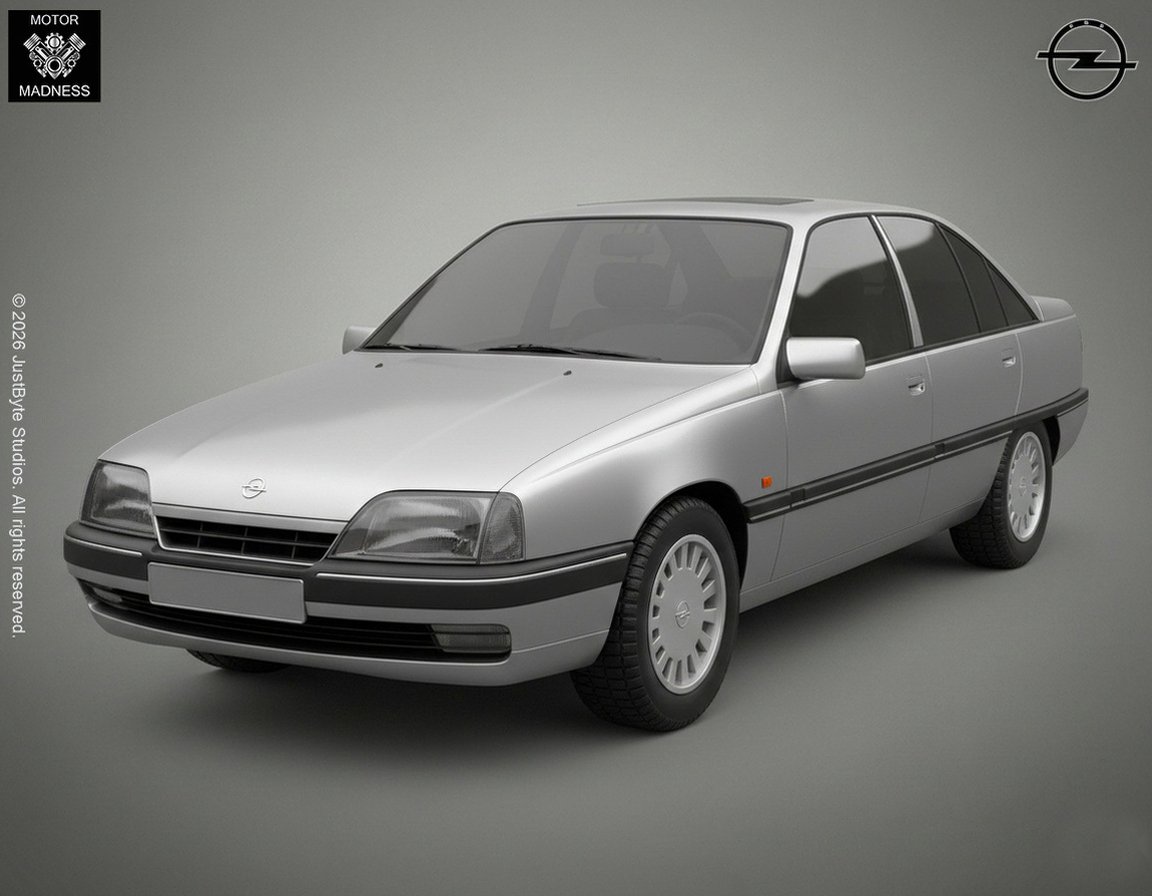 Opel Omega A Mk1 1987 STL 3D Print Model
