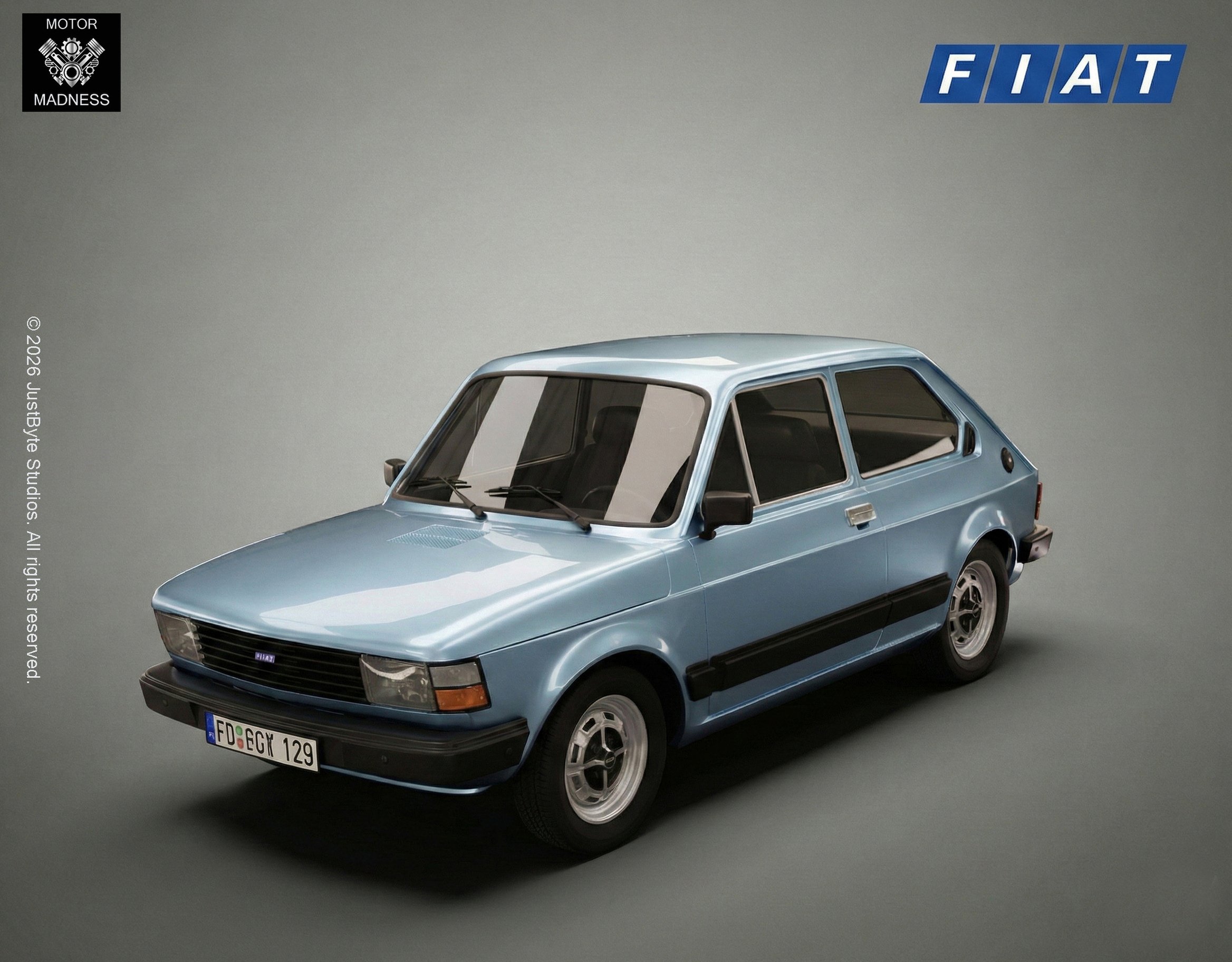 Fiat 147 STL 3D Print Model