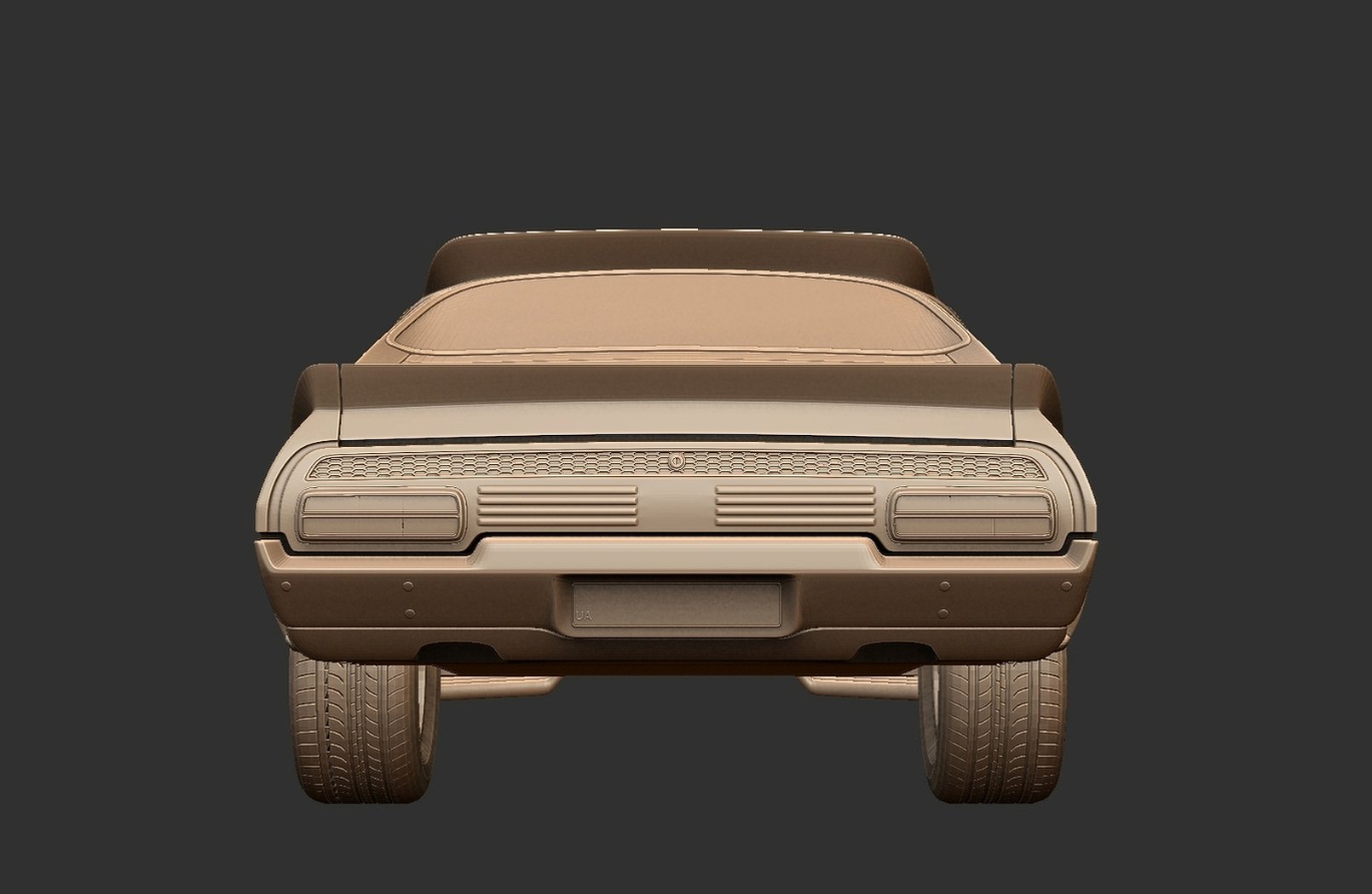 Ford Falcon XB GT Mad Max Interceptor STL 3D Print Model