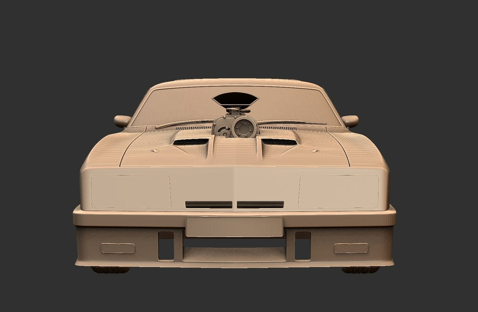 Ford Falcon XB GT Mad Max Interceptor STL 3D Print Model