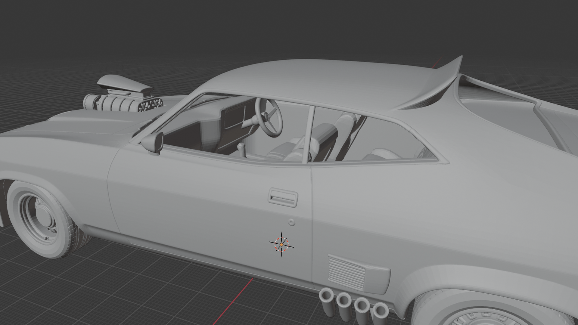 Ford Falcon XB GT Coupe Mad Max STL 3D Print Model